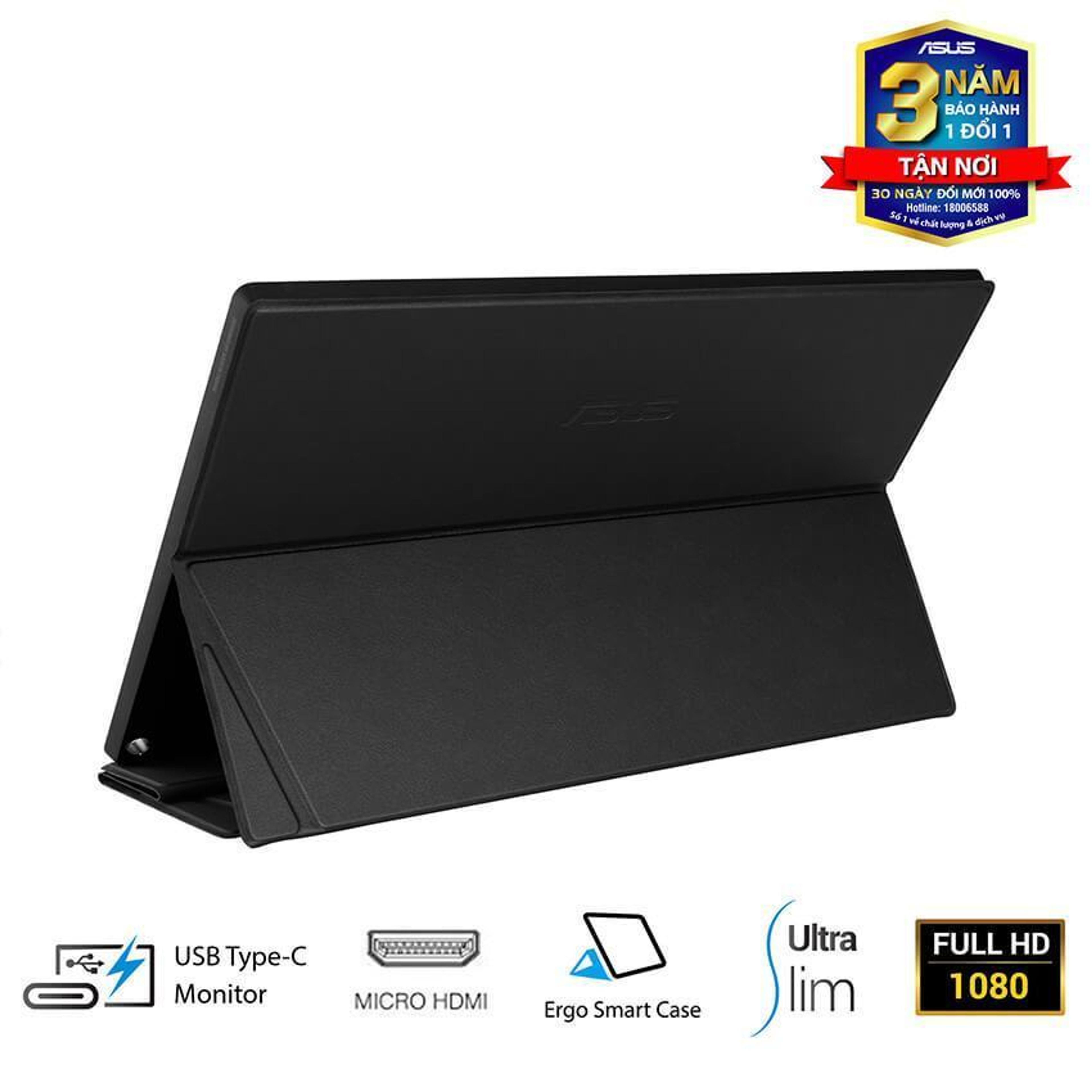 Màn hình di động Asus ZenScreen GO MB16AHP (15.6 inch/FHD/IPS/60Hz/5ms/USB TypeC/7800mAh/Loa) 3