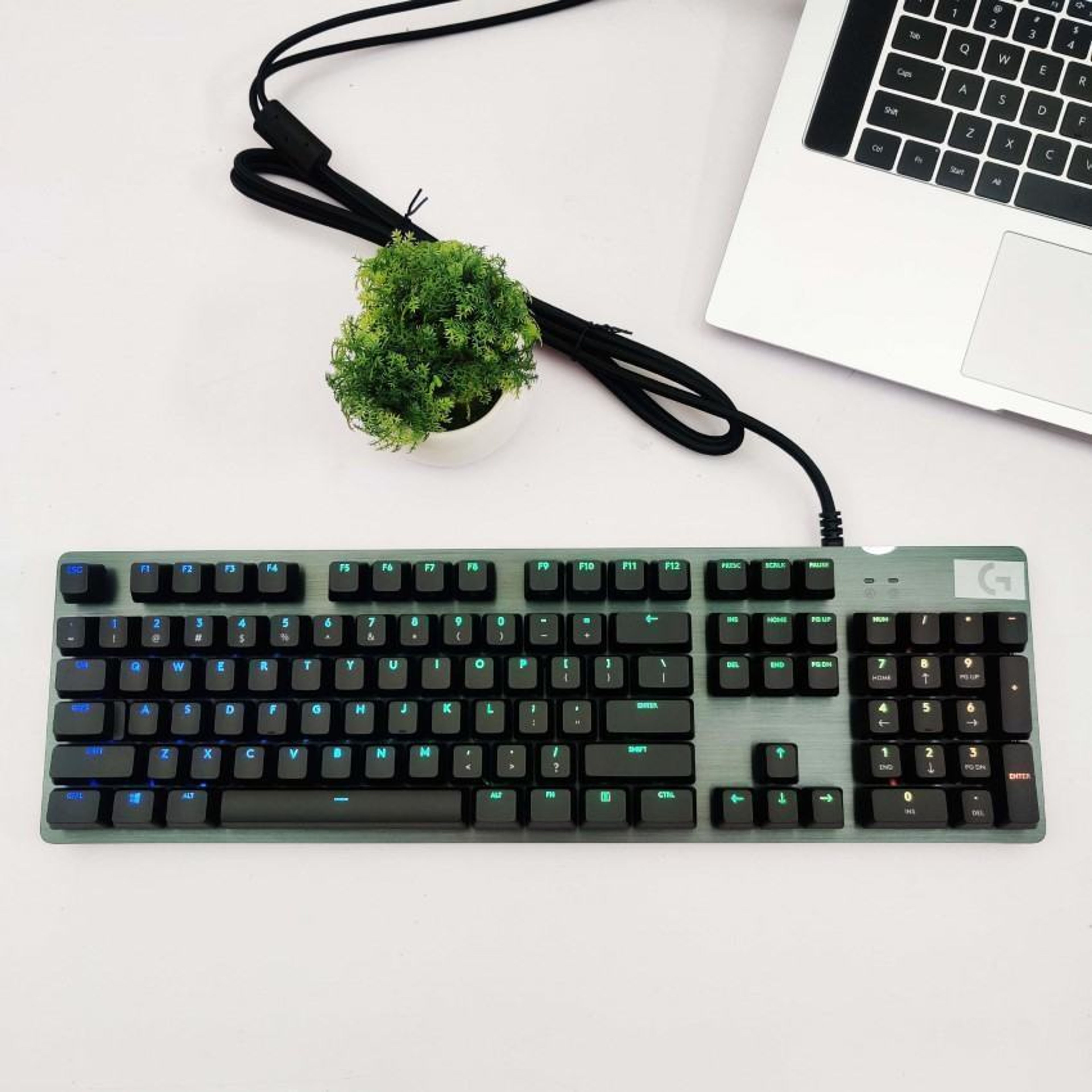Bàn phím cơ Logitech G512 Lightsync RGB Clicky (USB/GX Blue) 9