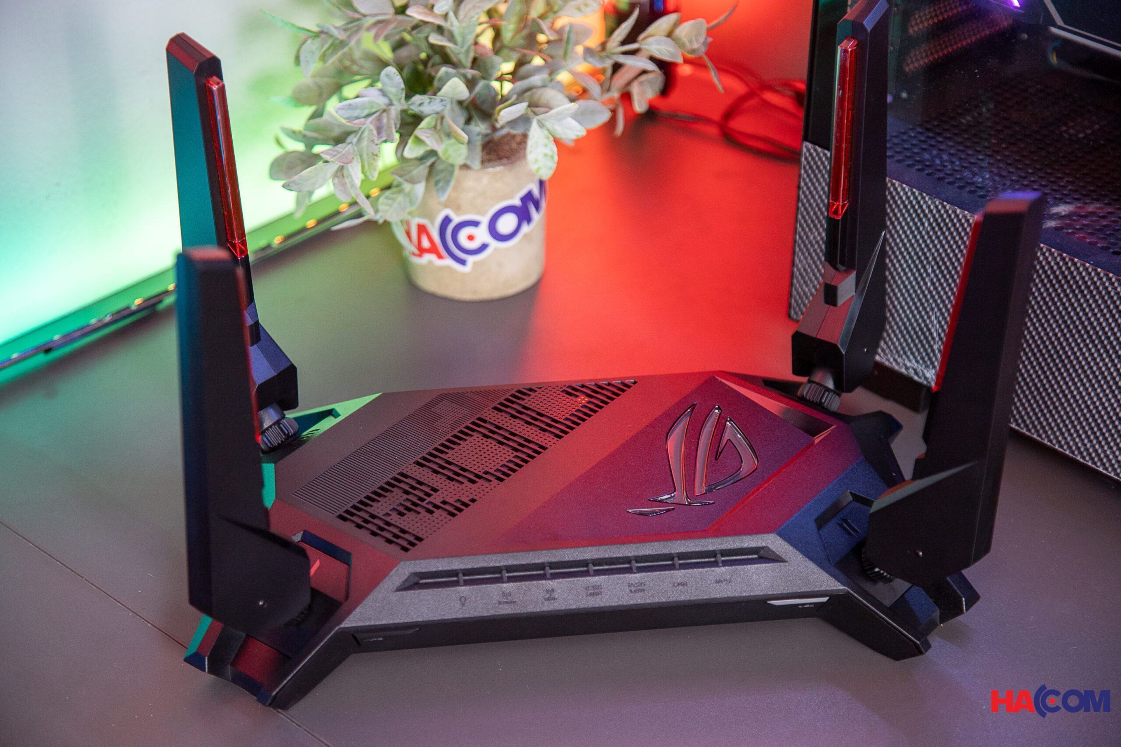 Bộ phát wifi 6 Asus GT-AX6000 ROG Rapture Gaming AX6000Mbps 8