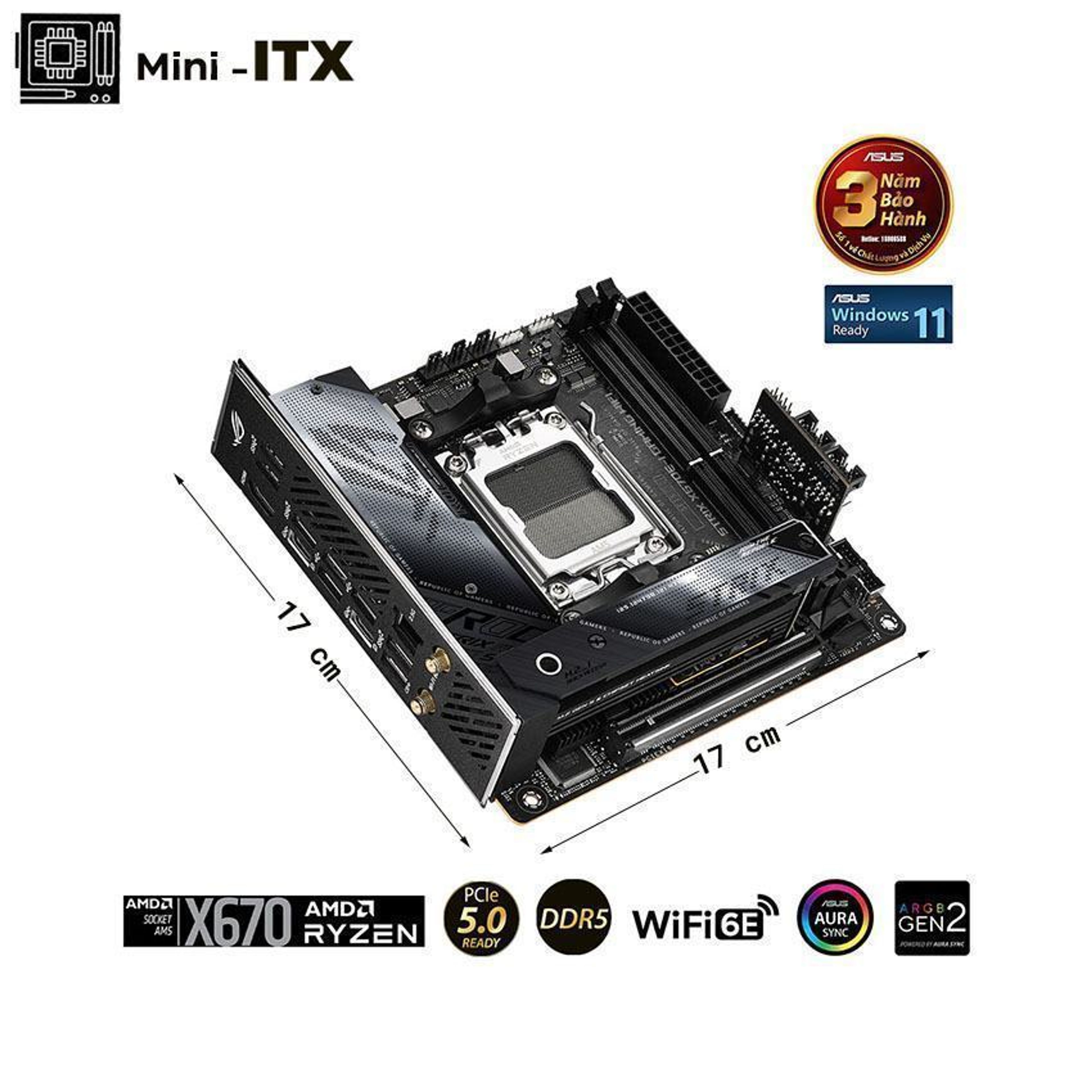 Mainboard ASUS ROG STRIX X670E-I GAMING WIFI 3