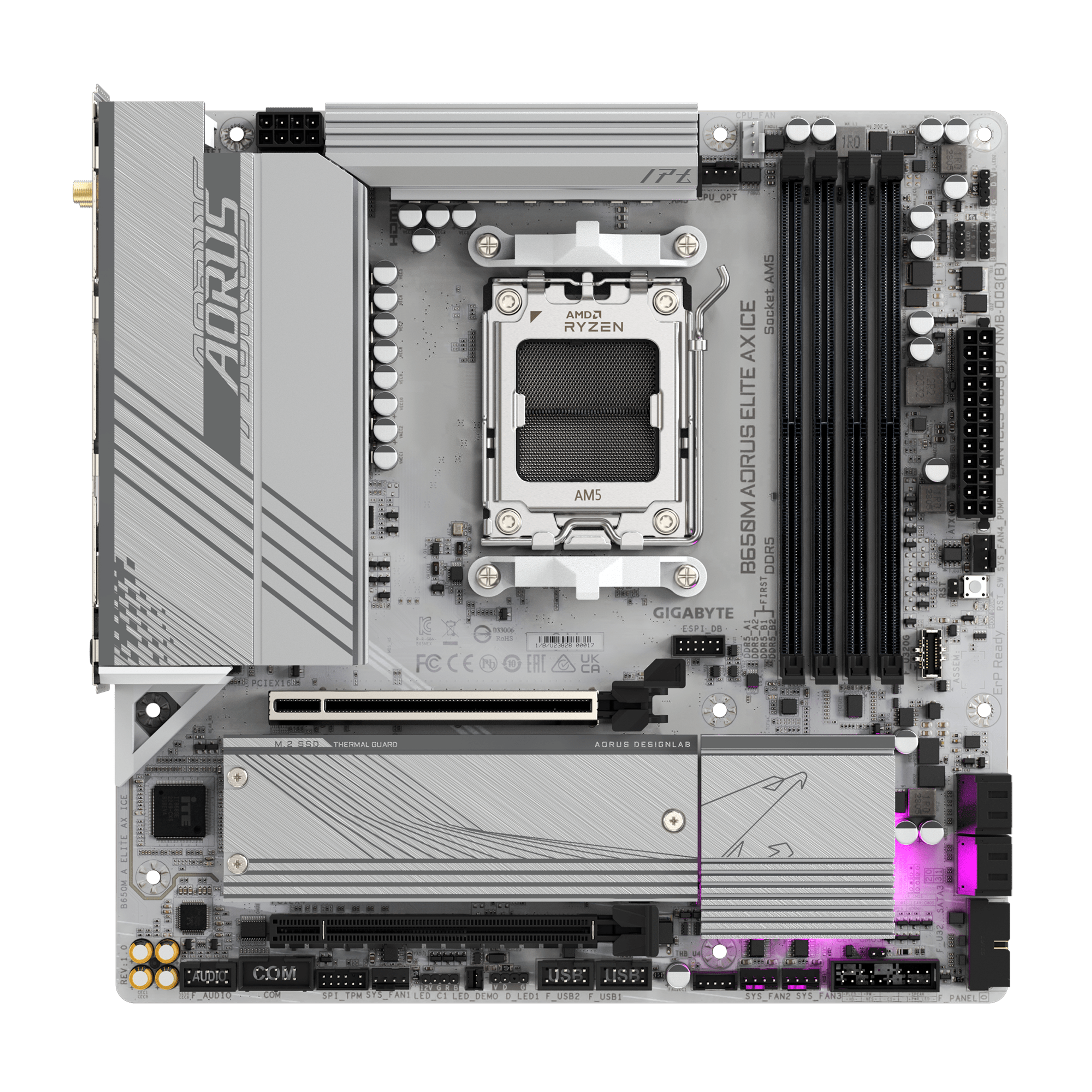 Mainboard Gigabyte B650M AORUS ELITE AX ICE - HÀNG NK 2