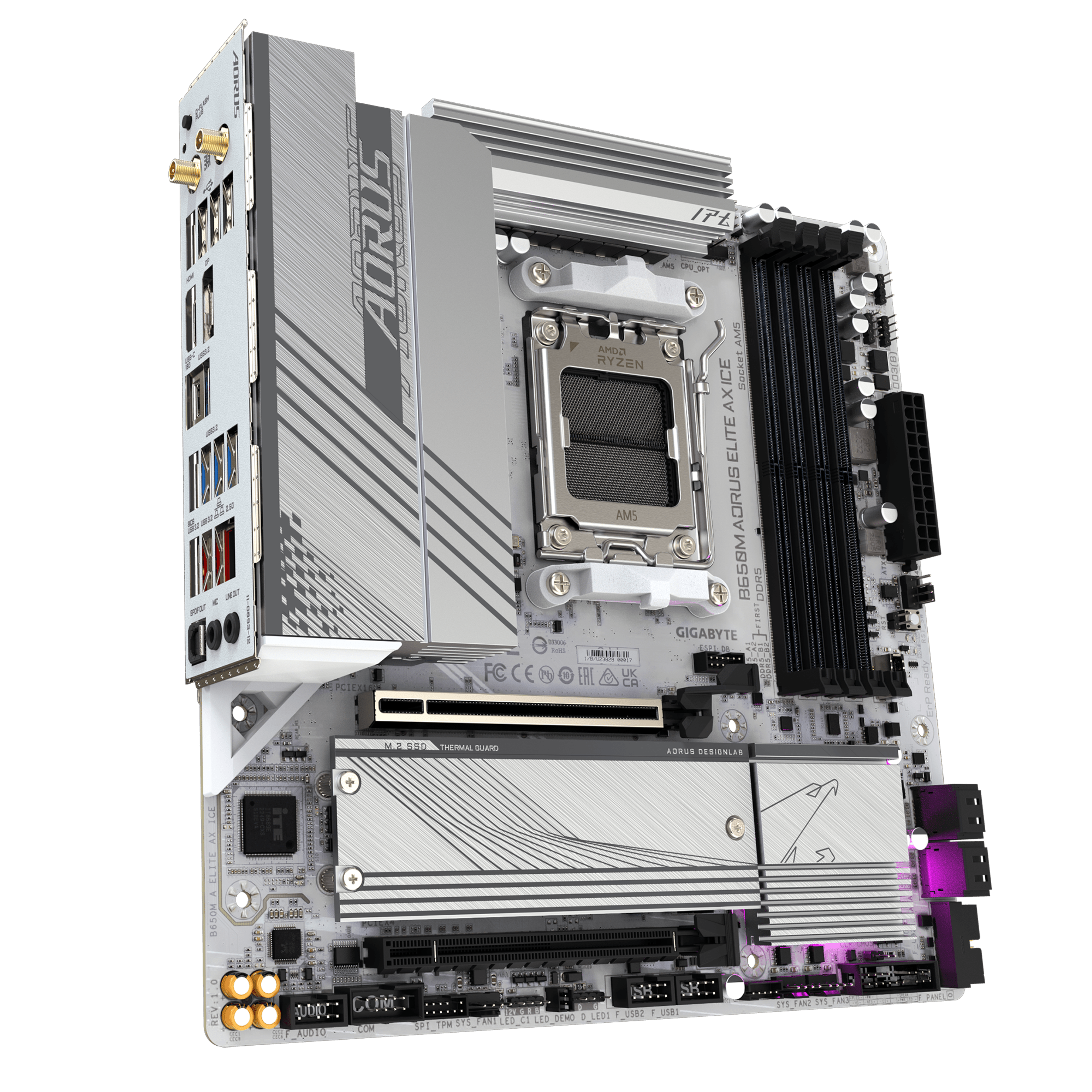 Mainboard Gigabyte B650M AORUS ELITE AX ICE - HÀNG NK 3