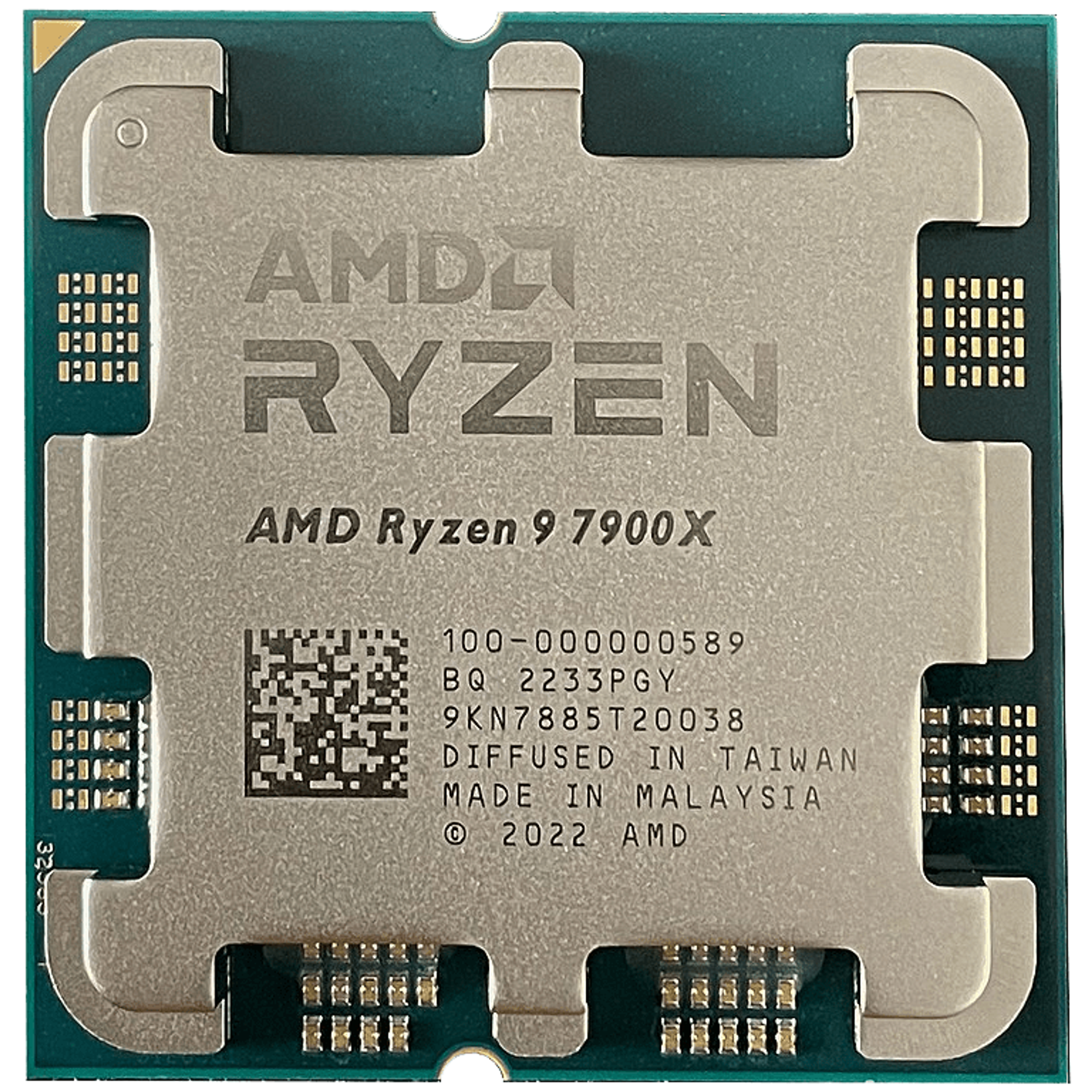 CPU AMD Ryzen 9 7900X (4.7 GHz Upto 5.6GHz / 76MB / 12 Cores, 24 Threads / 170W / Socket AM5) - TRAY NEW