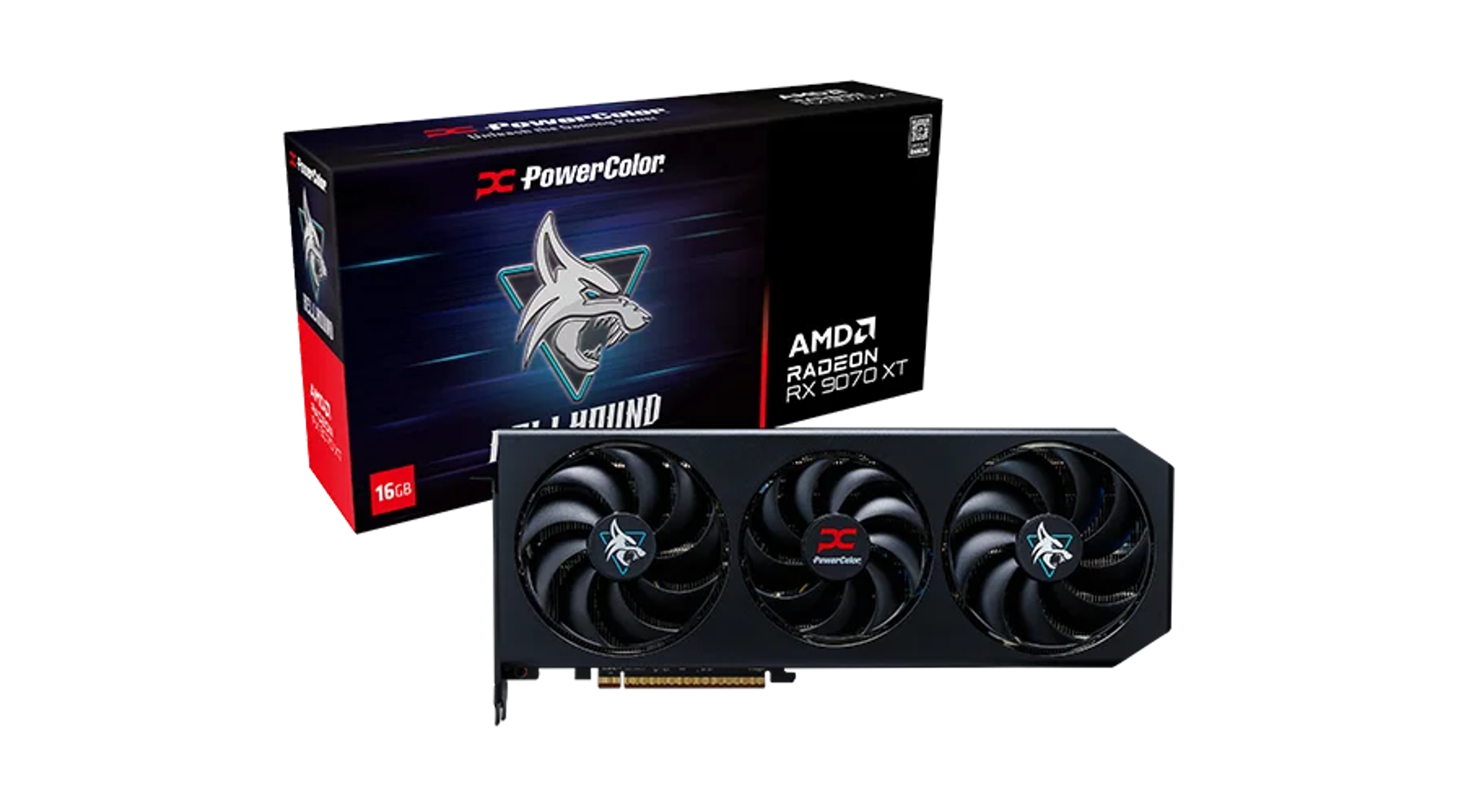 Card màn hình POWERCOLOR Hellhound AMD Radeon™ RX 9070 XT 16GB GDDR6