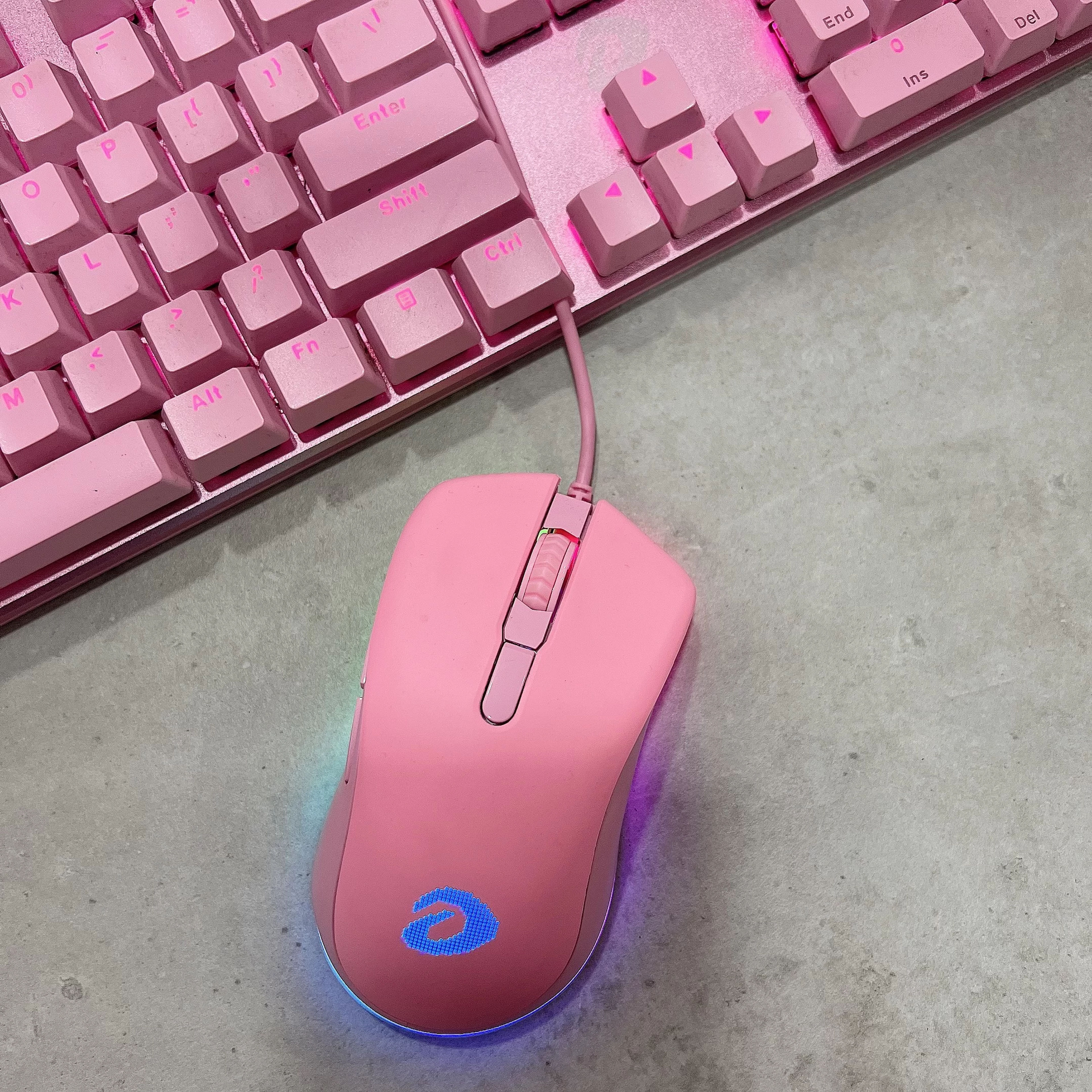 Chuột chơi game Dareu EM908 Pink (USB) 5