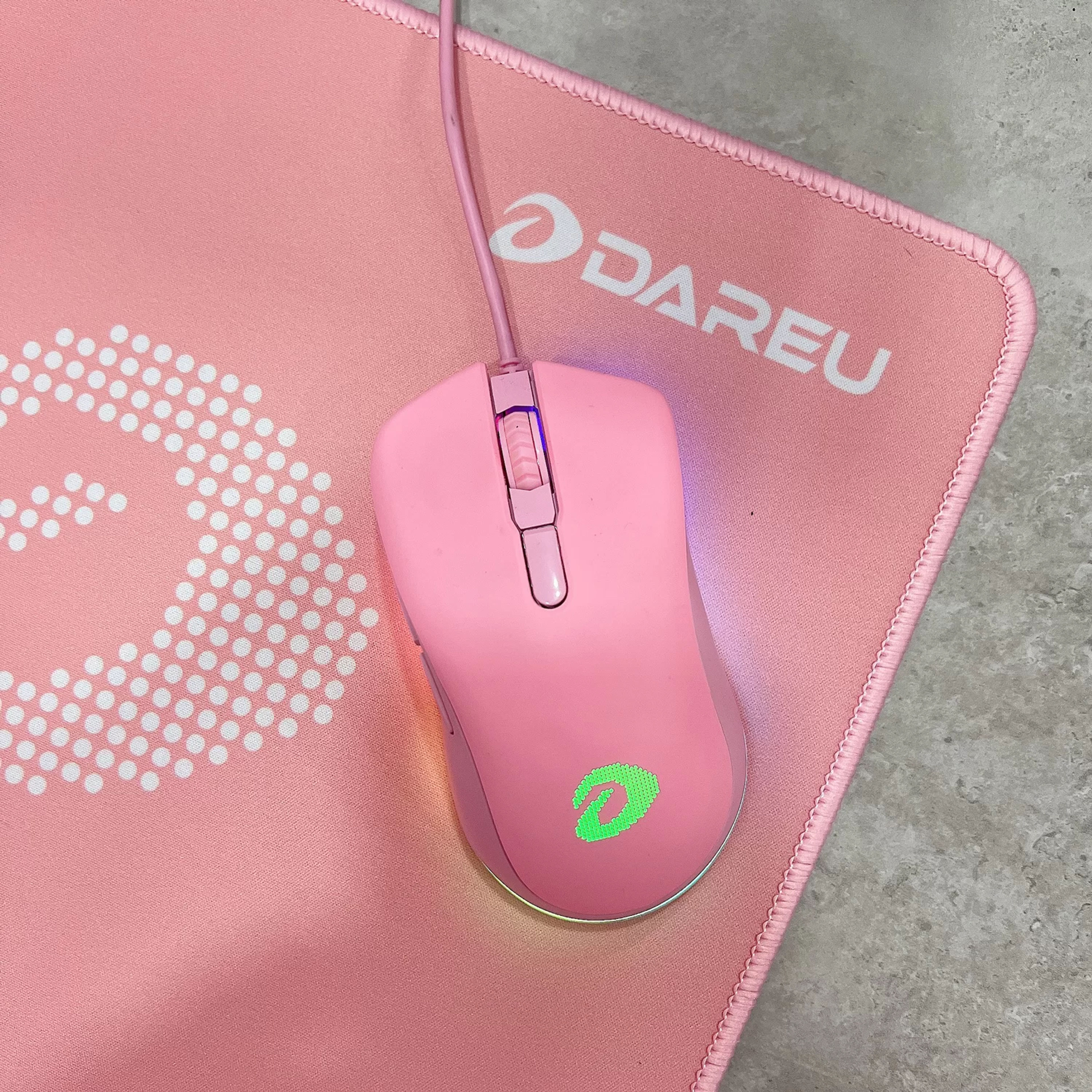 Chuột chơi game Dareu EM908 Pink (USB)