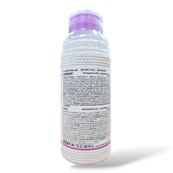 Tata Koranda Insecticide ( Choropyriphos 50 % + Cypermethrin 5 % w/w )