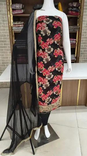 Soft silk beautiful party wear suits 