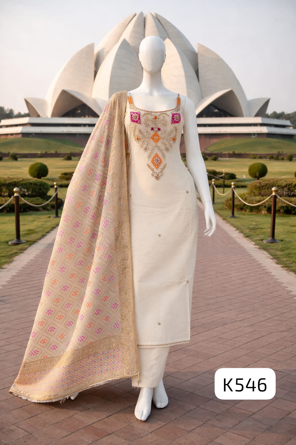 Maheshwari silk beautiful party wear 