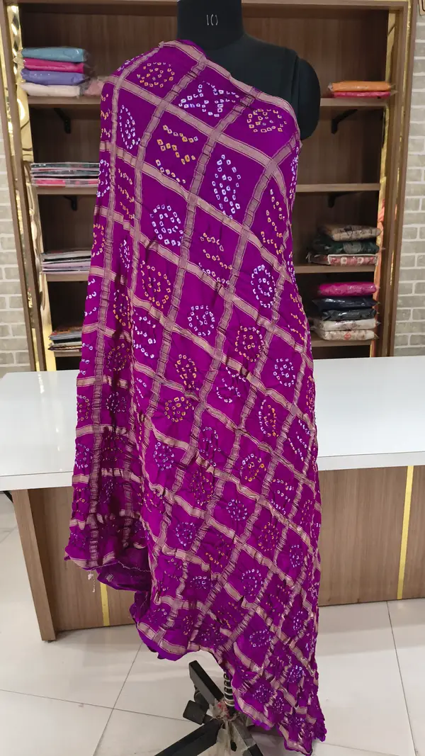 Gajji silk modal dupata