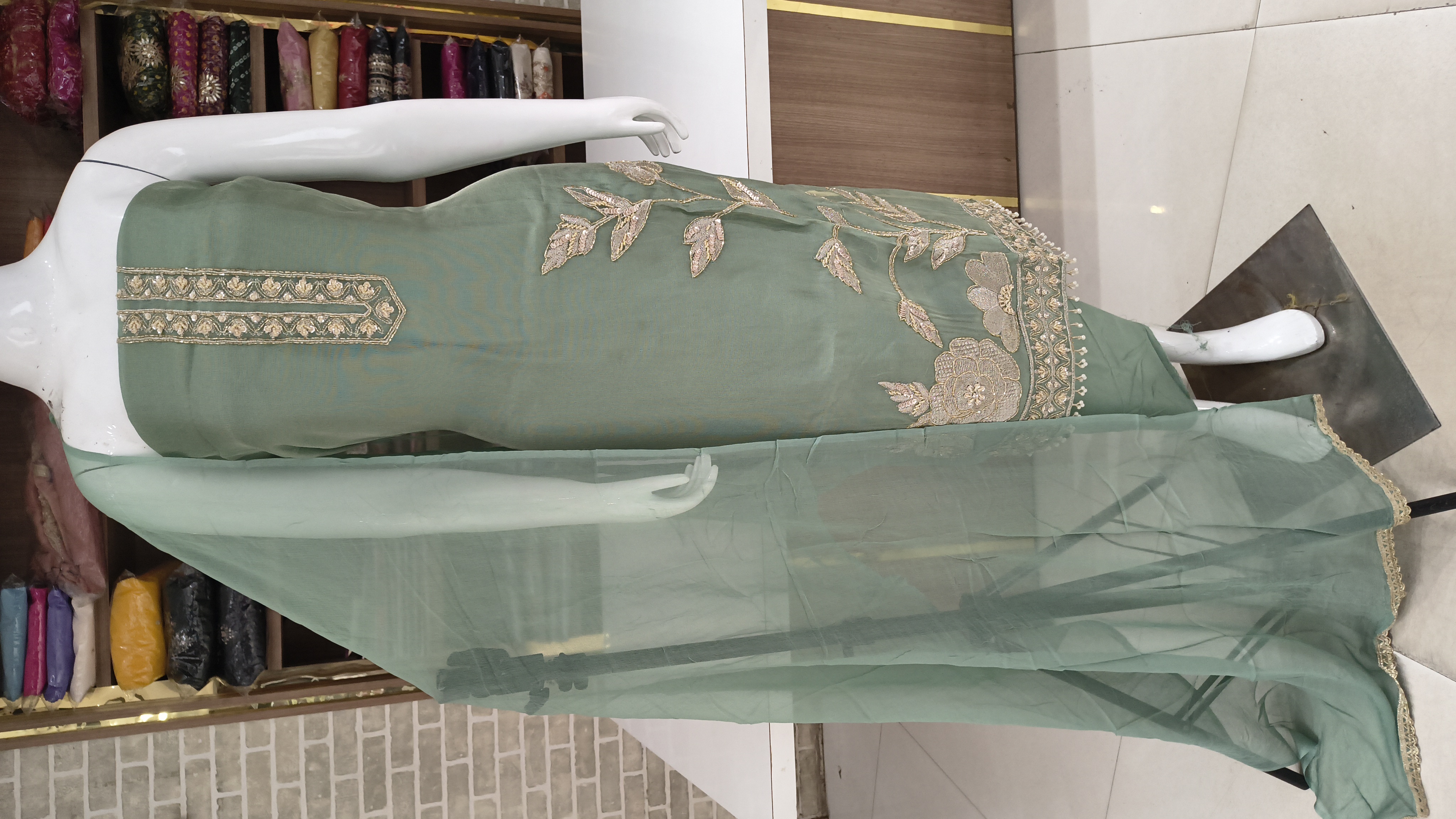 Premium diamond silk suits