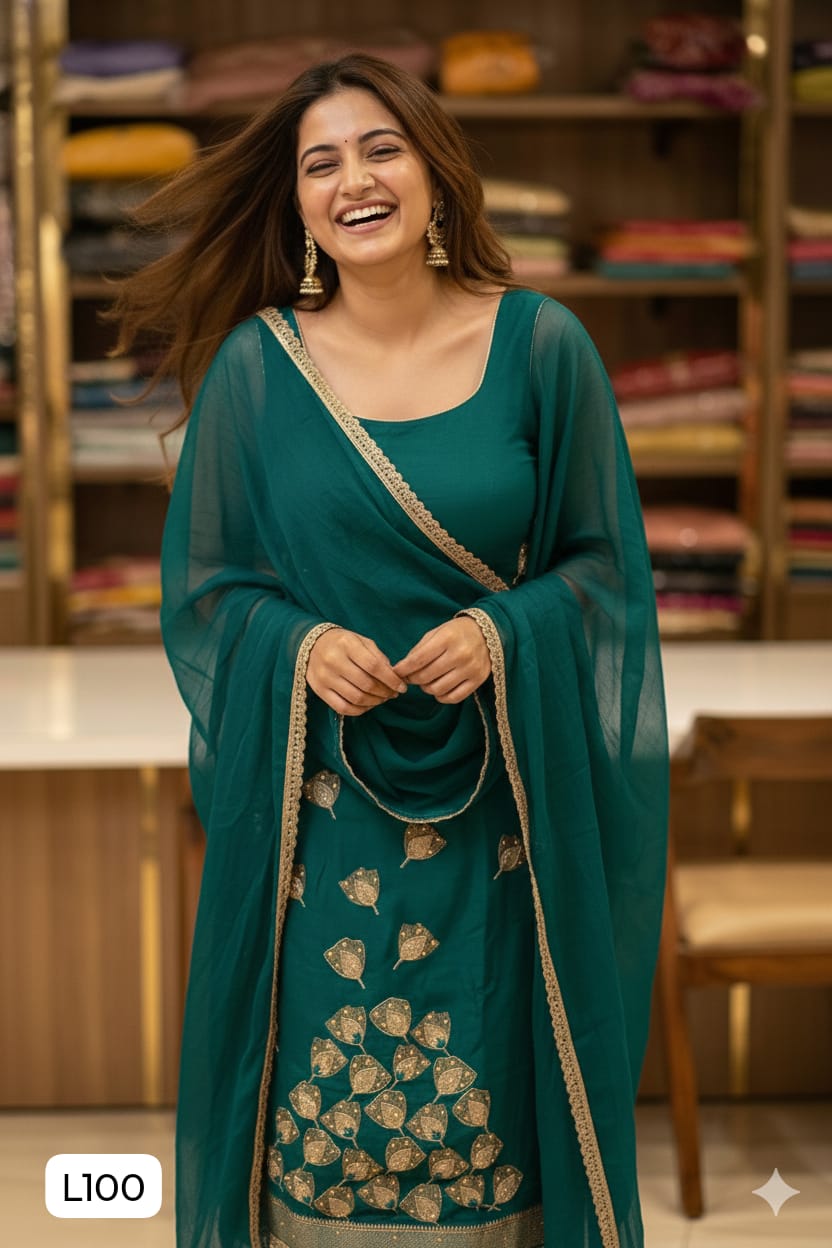 Bella fashion soft silk party wear suits