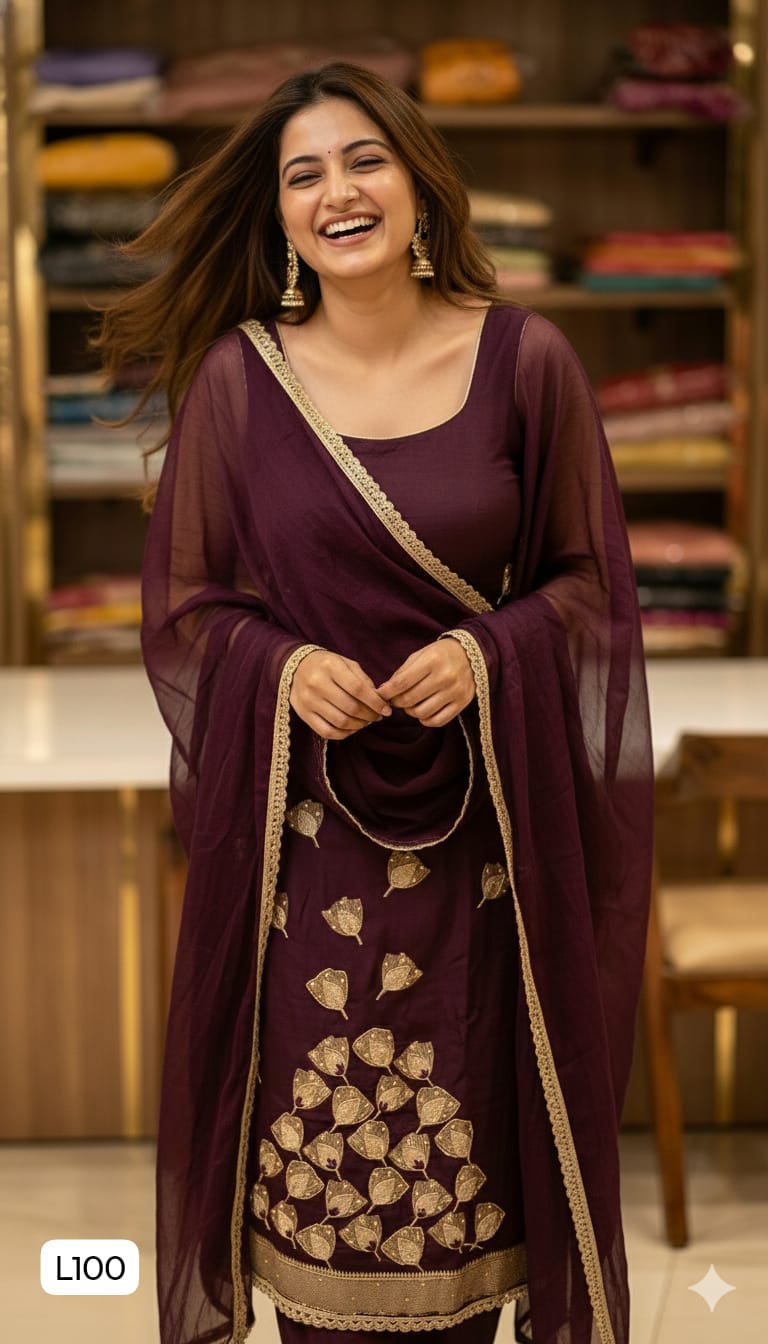 Bella fashion soft silk party wear suits