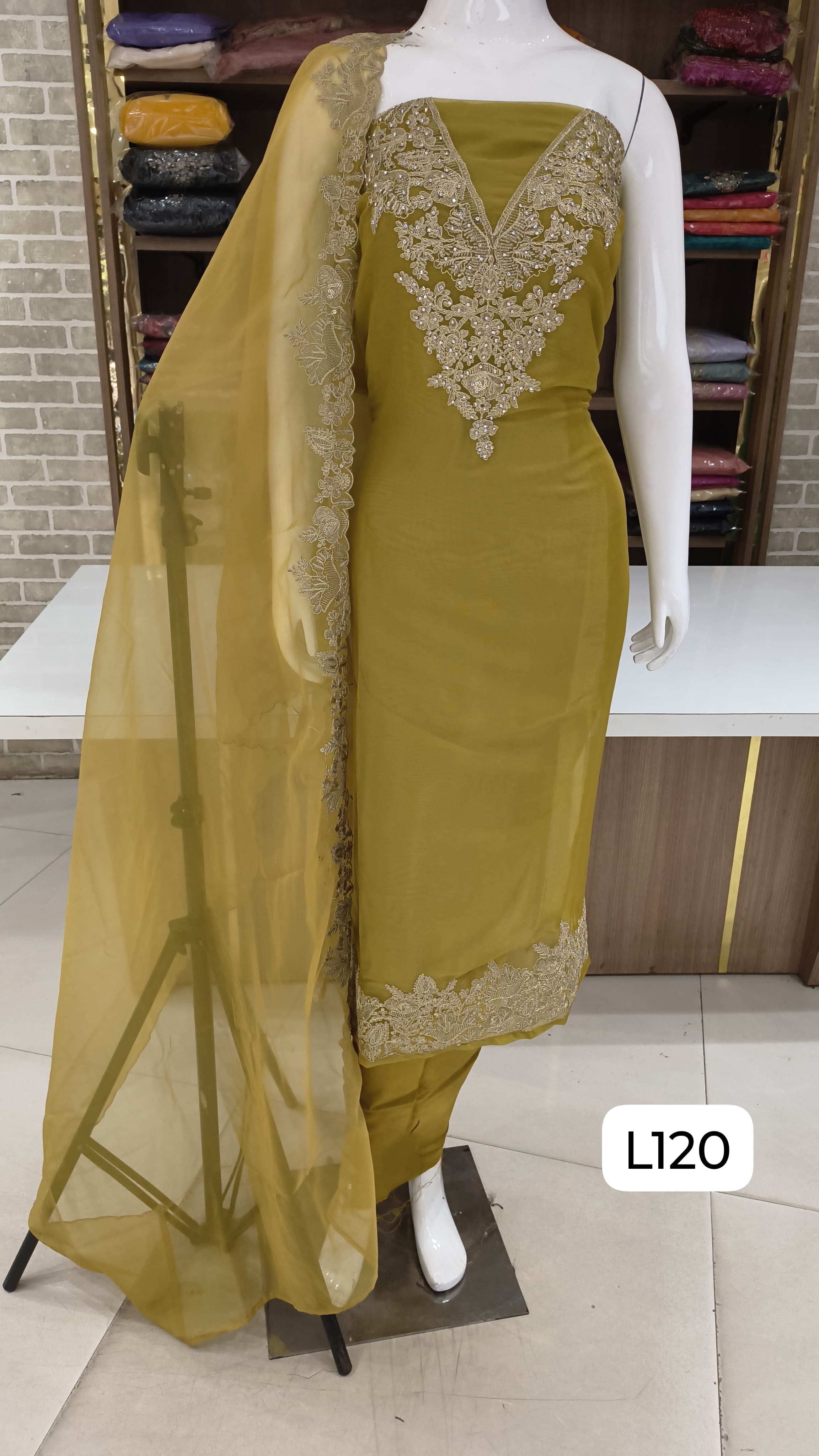 Italian silk beautiful party wear suits