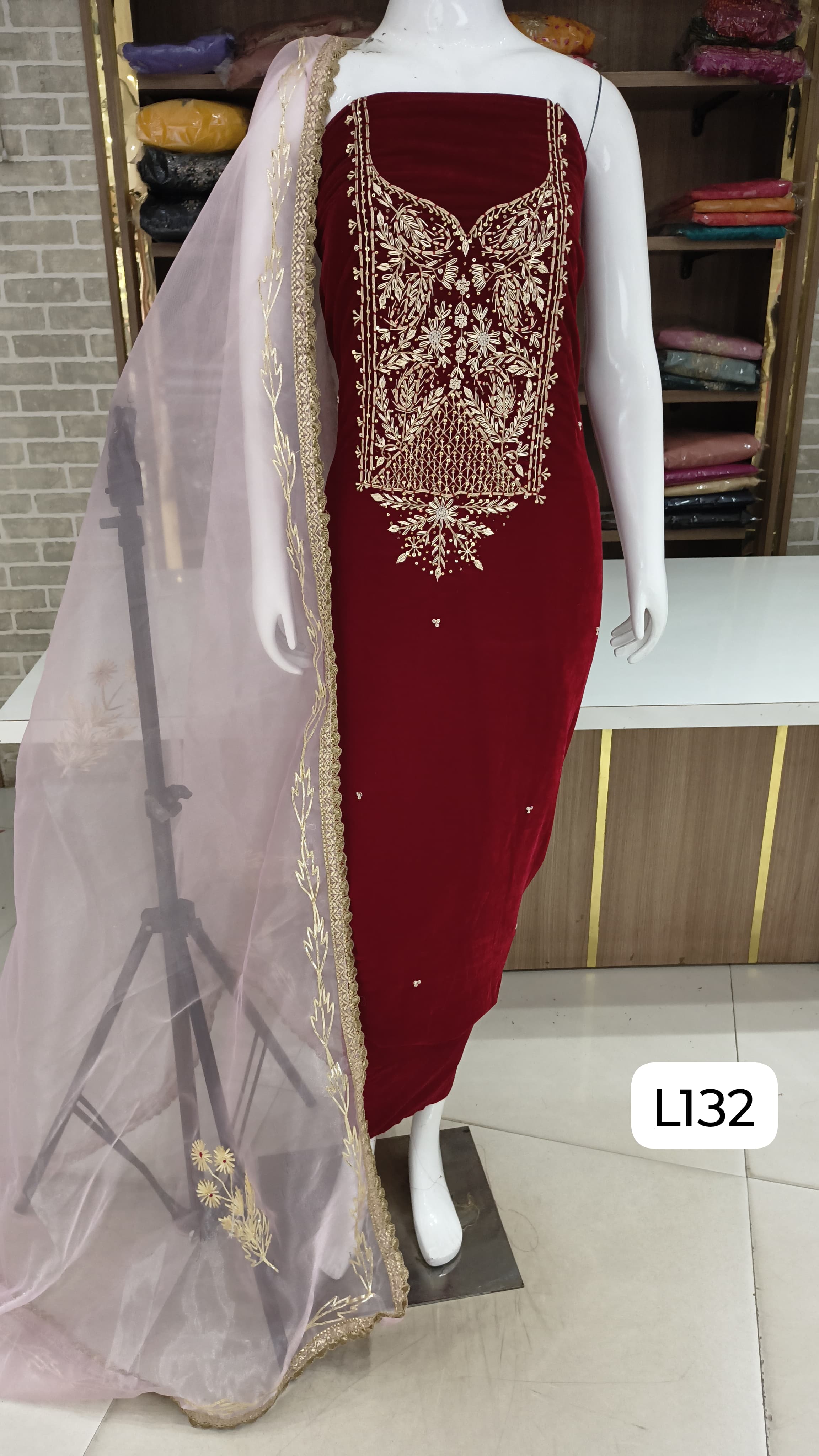 Velvet party wear suits