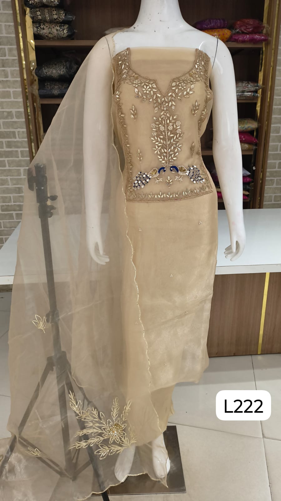 Imported Pure organza silk 