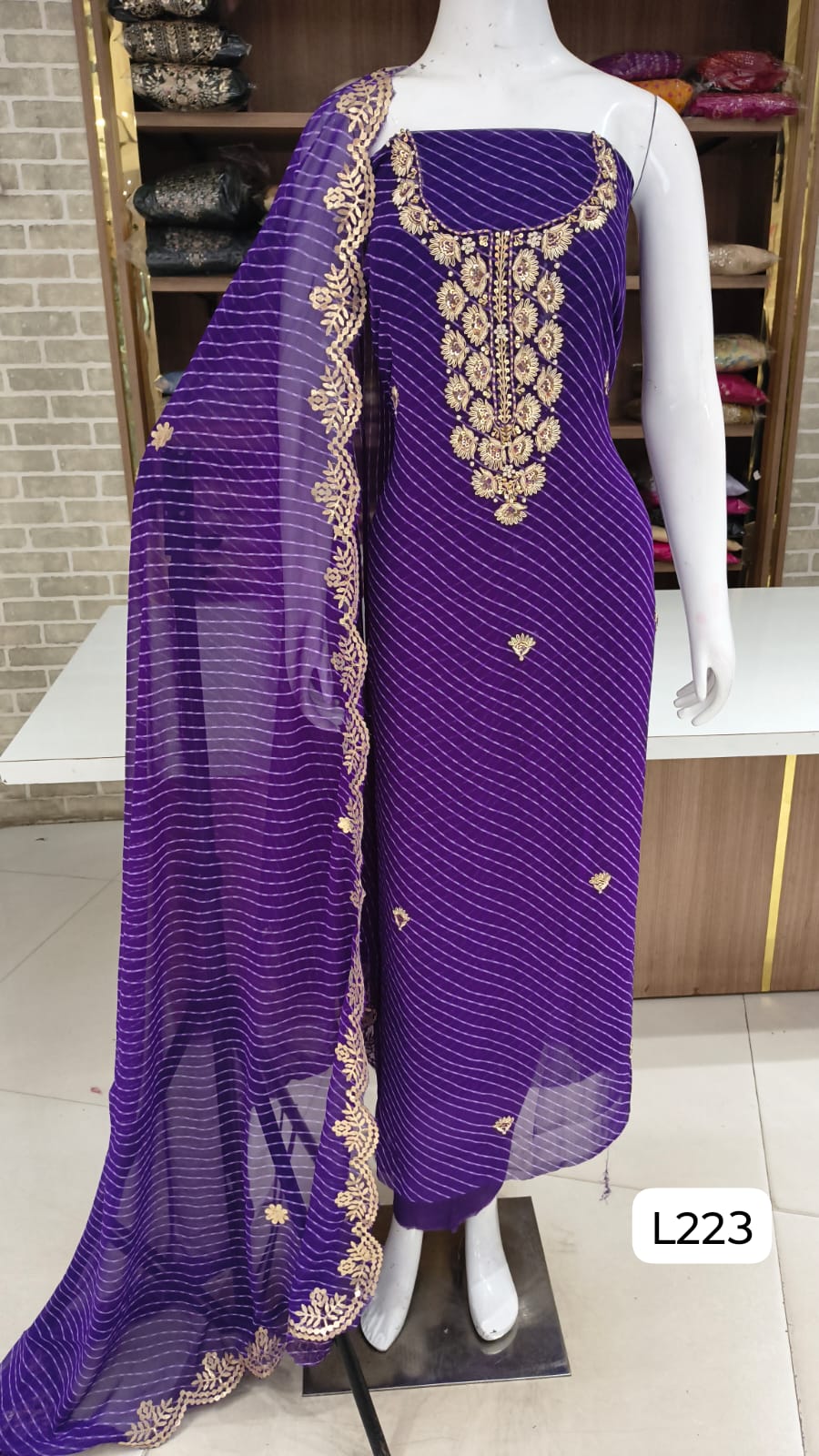 Imported premium pure Georgette 