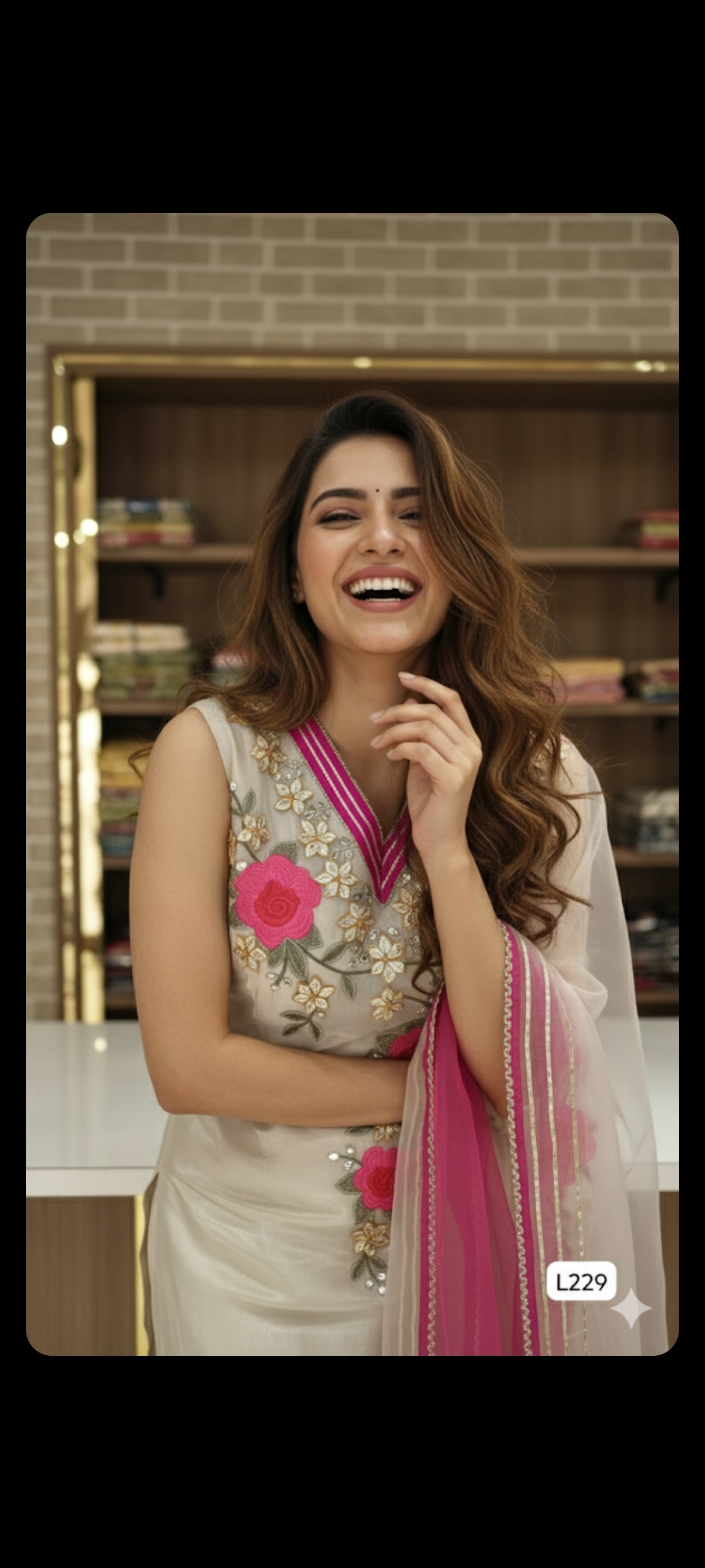 Shimmer silk party wear suits 