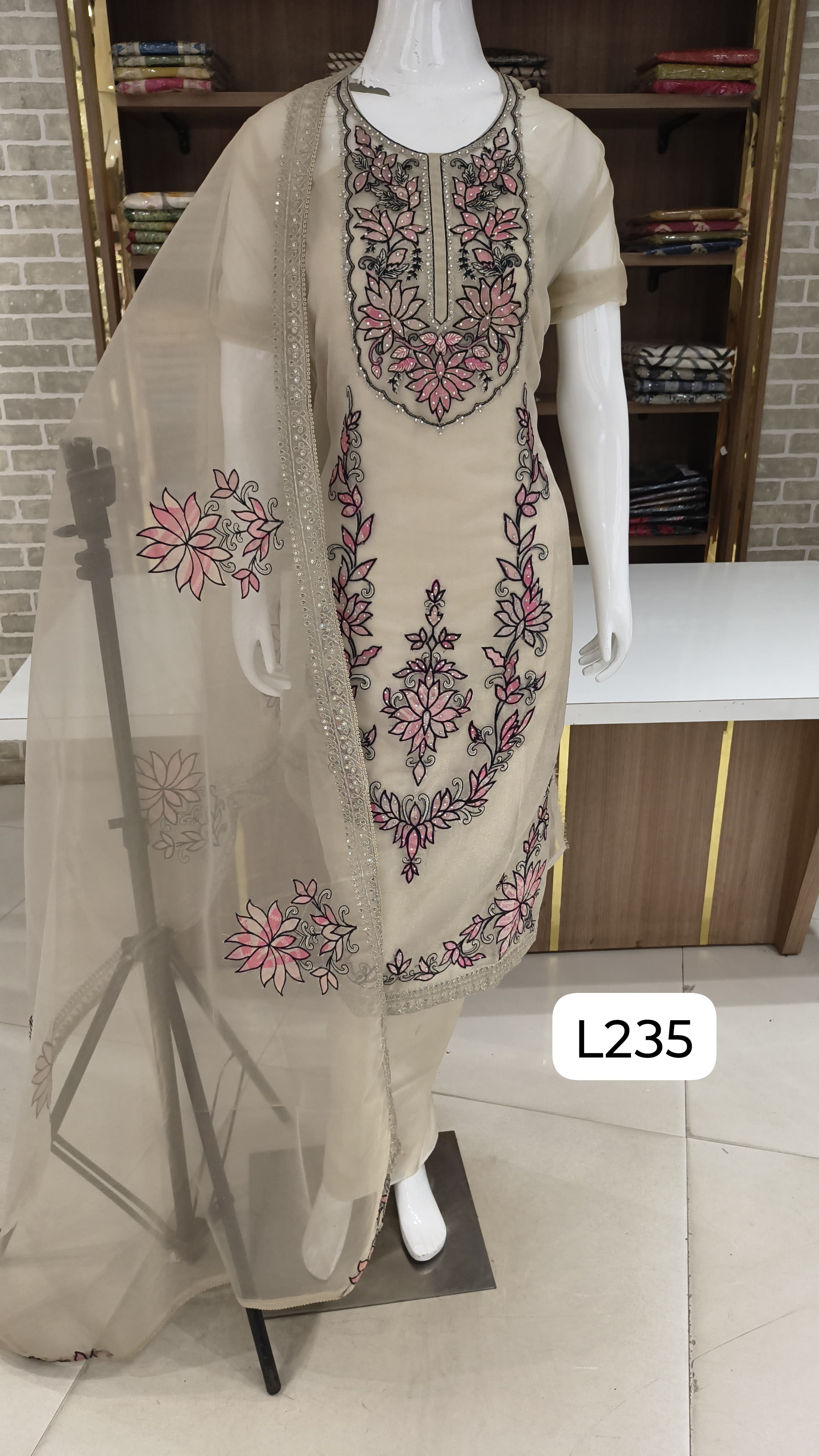 Burburyy silk beautiful party wear suits 