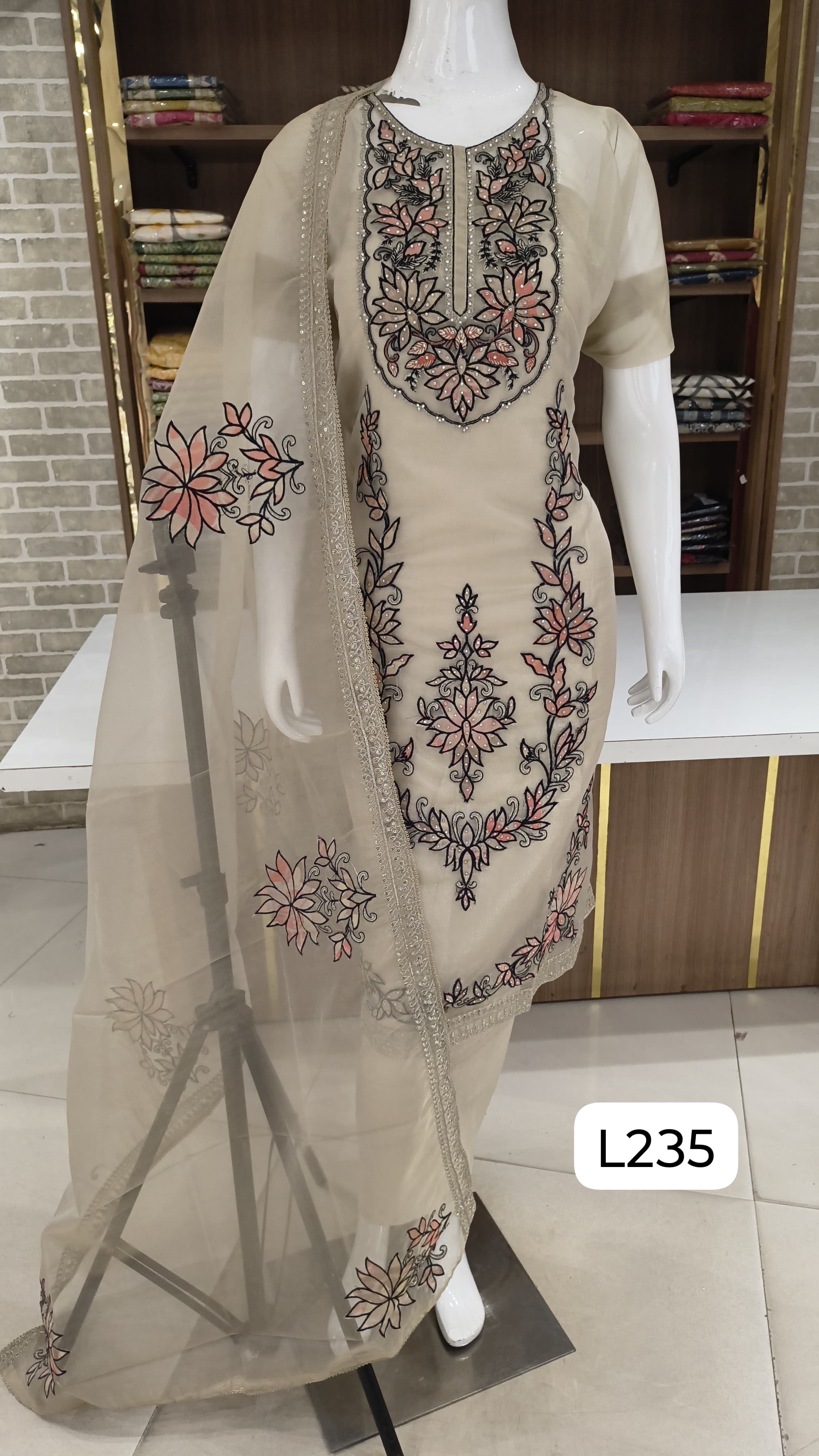 Burburyy silk beautiful party wear suits 