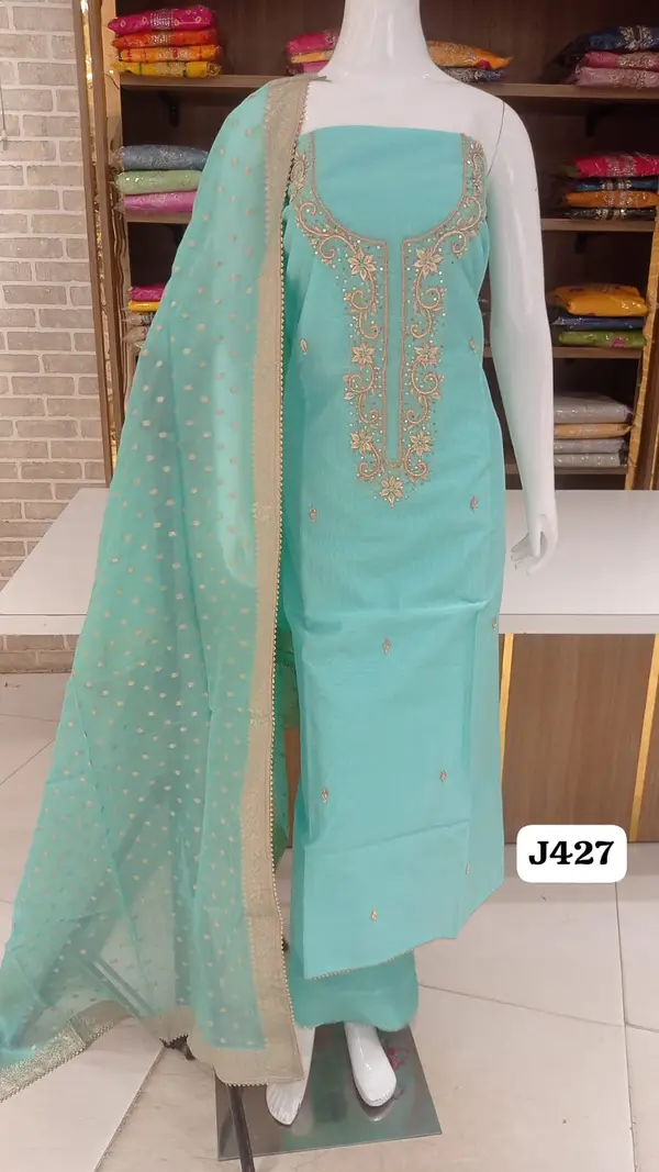 Maheshwari silk suits party wear