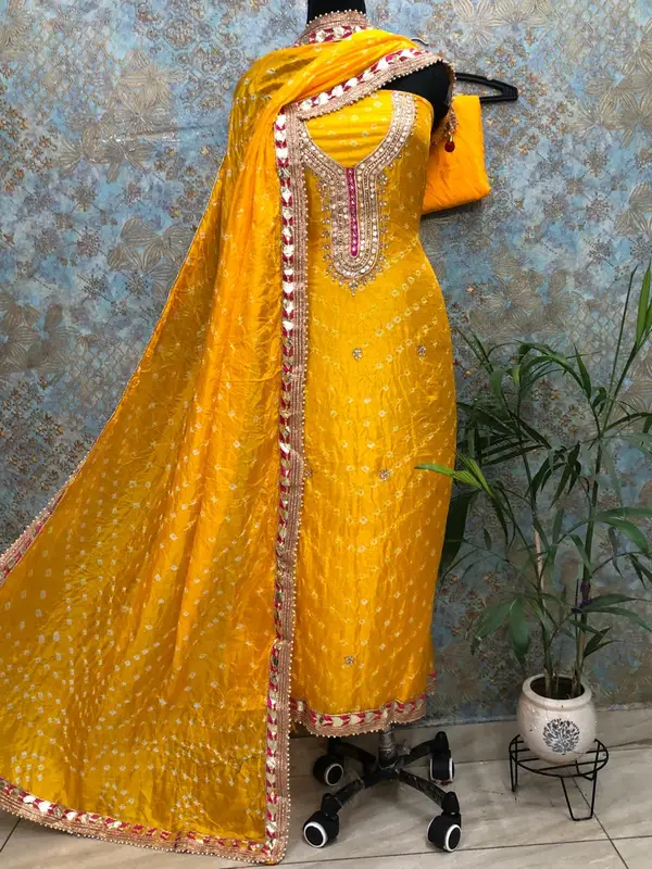 Bandhani jaipuri suits by bella fashion
