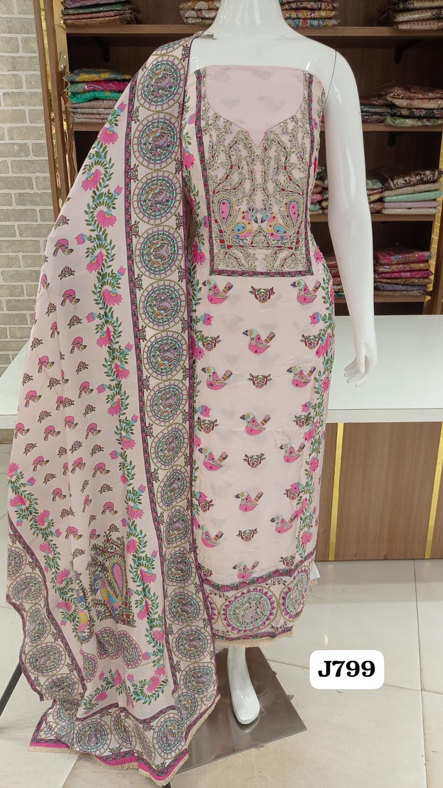 Soft silk party wear suits