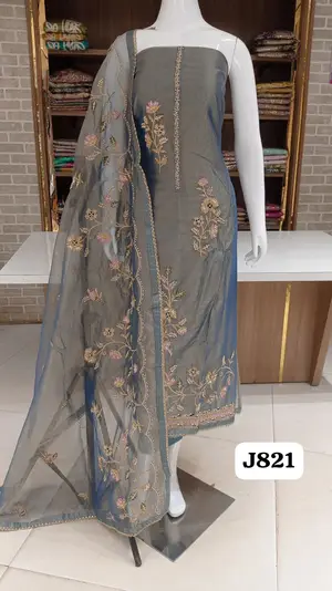 Premium khajoor silk suits