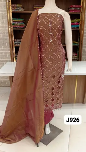 Premium shimmr silk suits