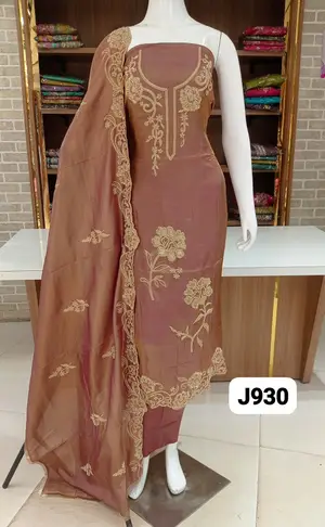 Pure soft shimmer silk suits 