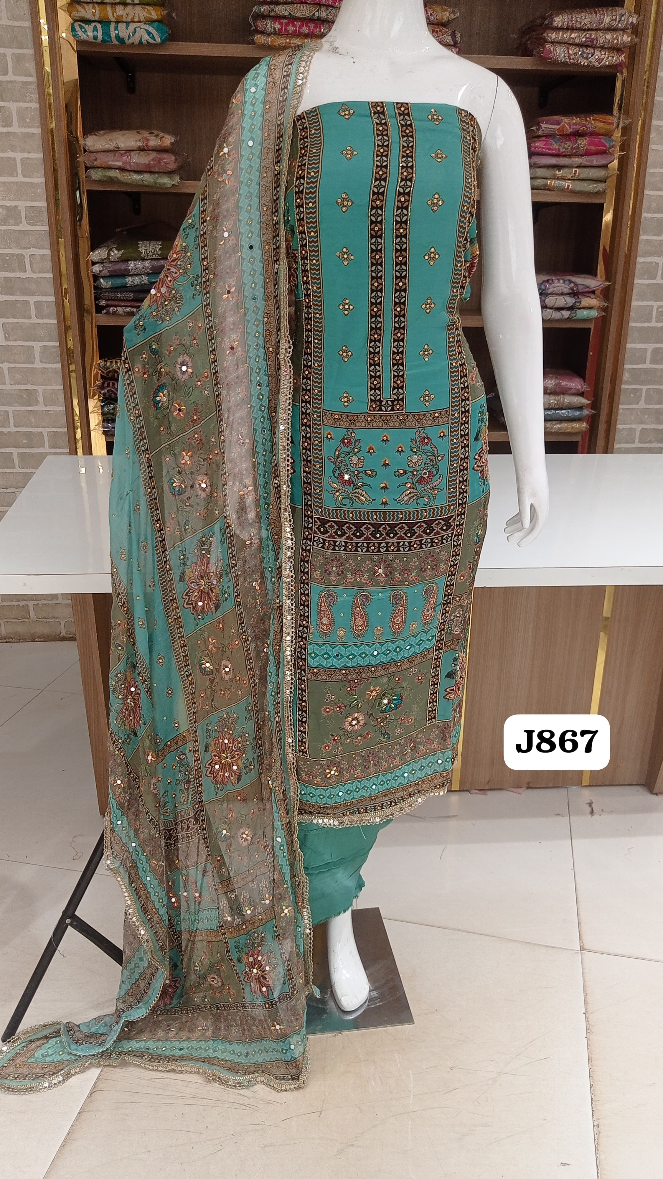 Soft silk party wear suits