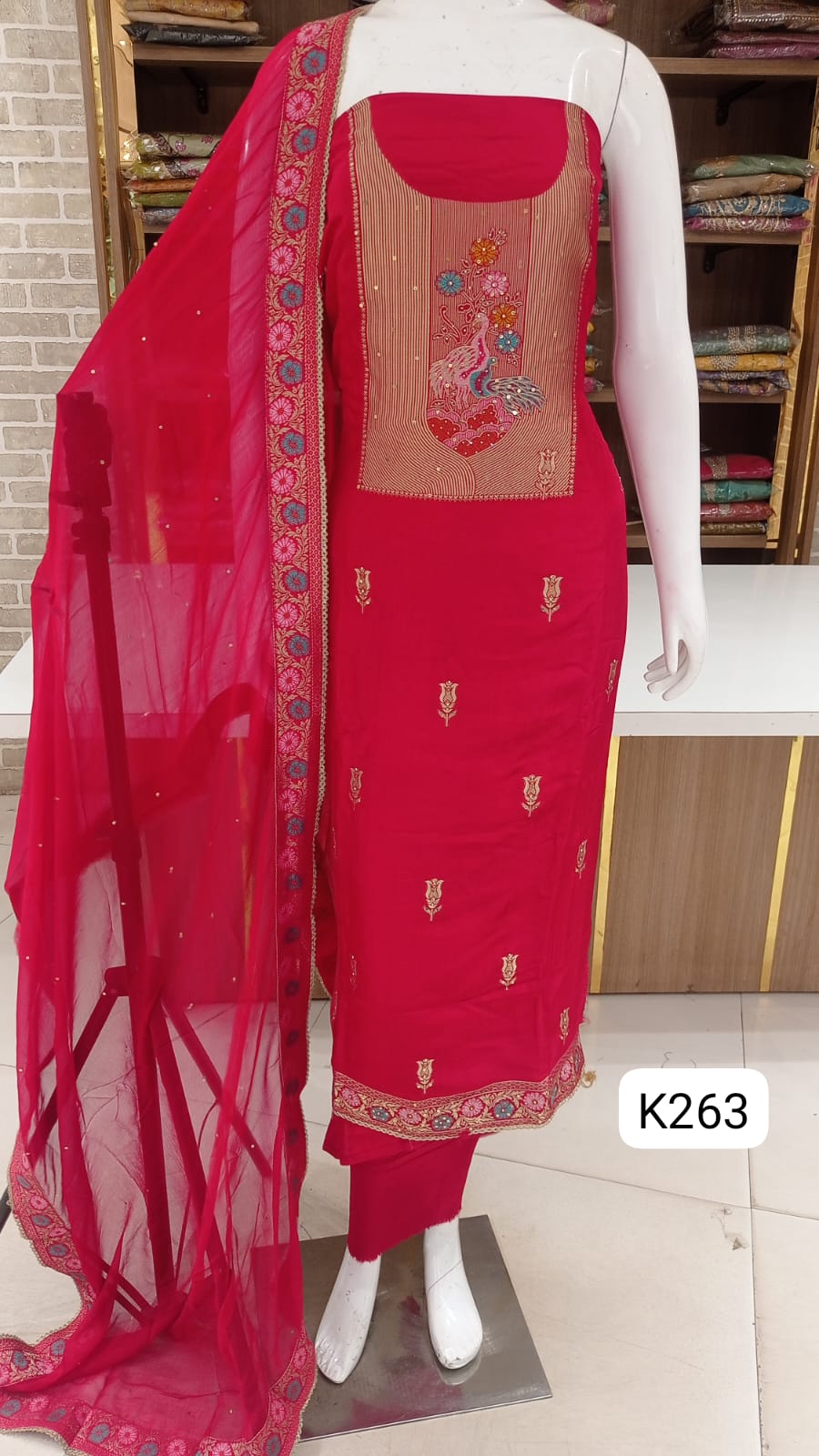 Soft silk party wear suits