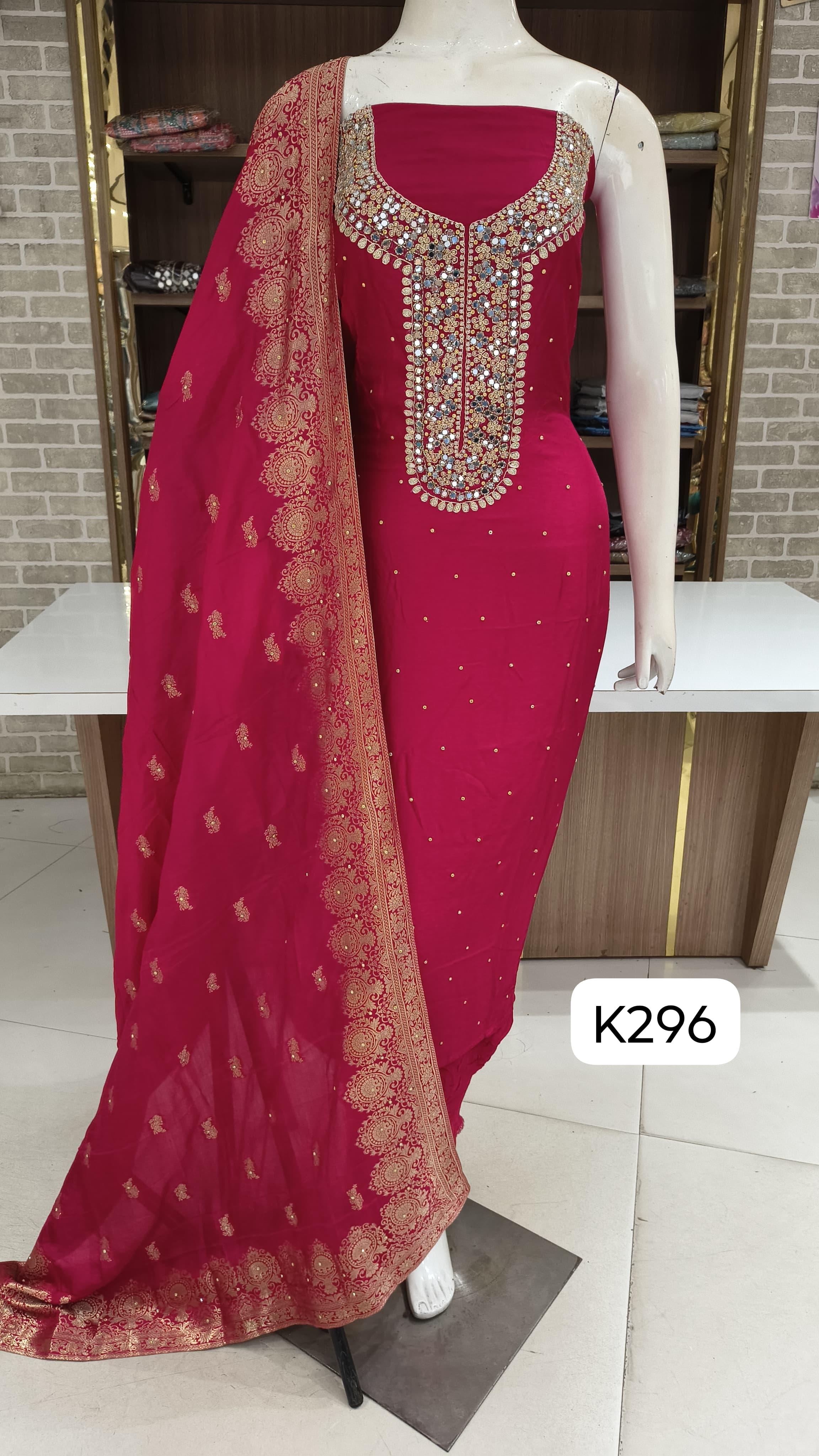 Soft silk party wear suits