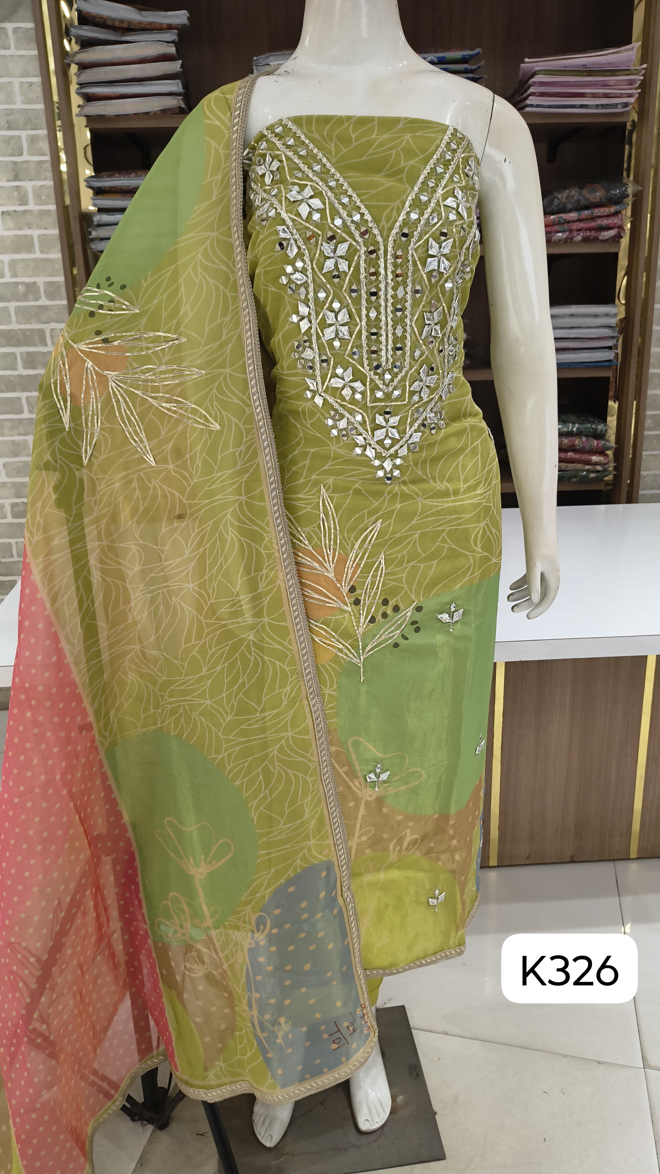 Premium shimmr silk suits