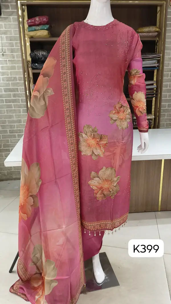 Imported silk party wear 