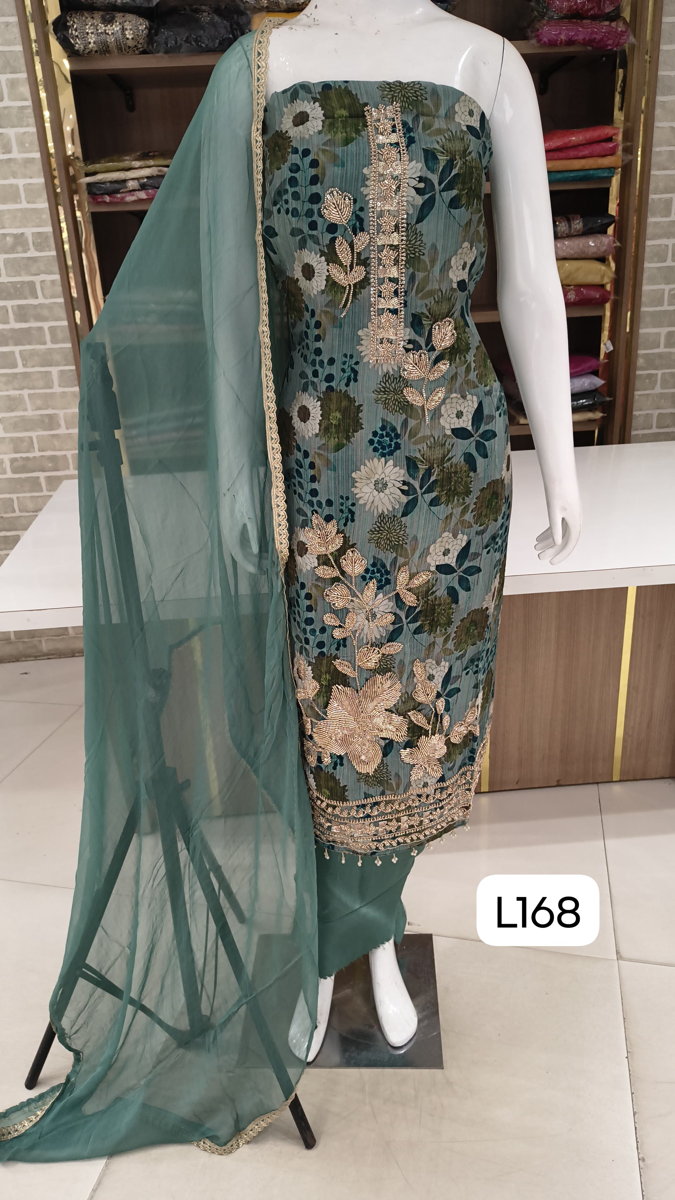 Soft silk party wear suits