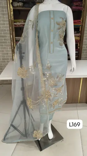 Crush silk party wear suits