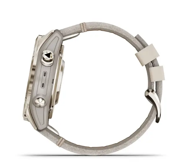 fenix® 7S Pro – Sapphire Solar Edition Soft Gold with Light Sand Band
