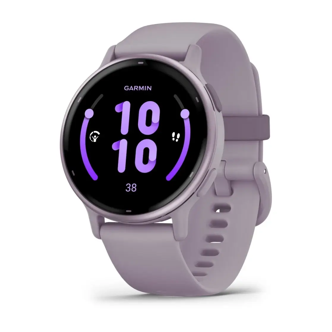 vivoactive® 5 Metallic orchid Aluminium bezel with orchid case and silicone band