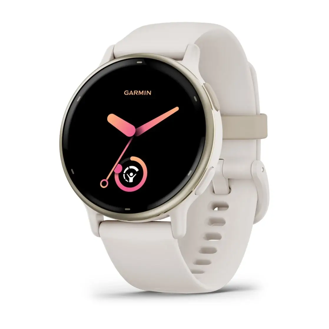 vivoactive® 5 Cream gold aluminium bezel with ivory case and silicone band