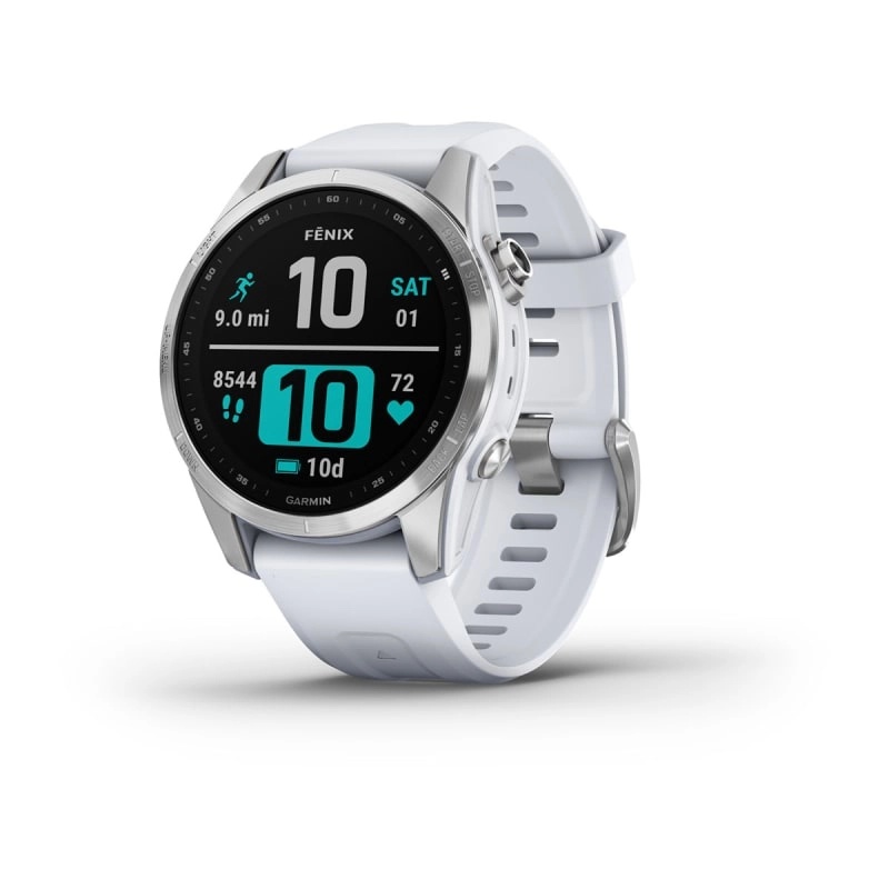 fenix® 7S – Standard Edition Silver with Whitestone Band