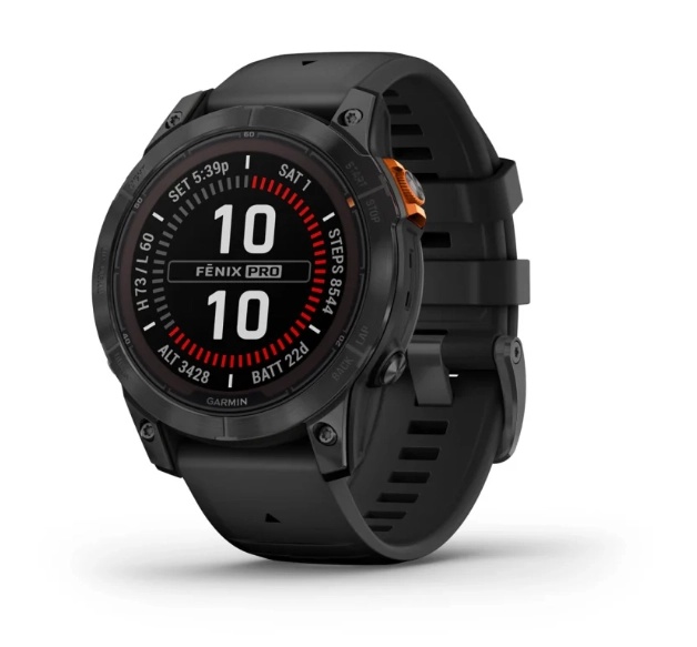 fenix® 7 Pro – Solar Edition Slate Grey with Black Band