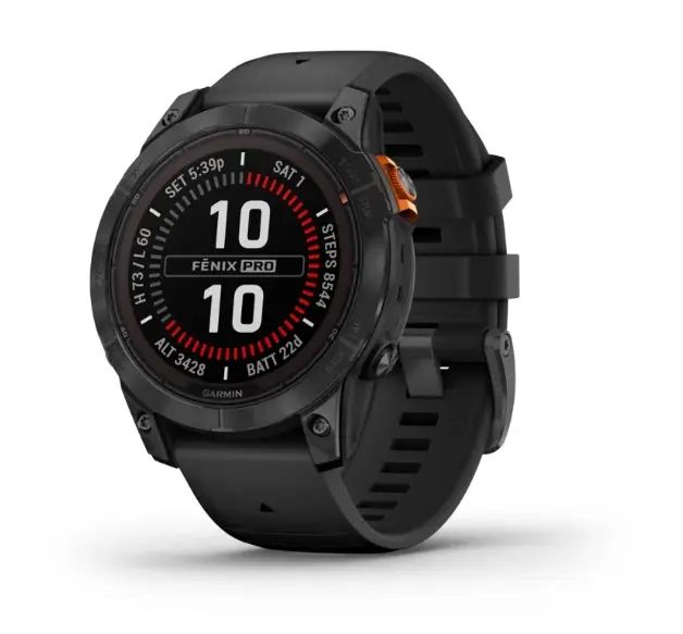 fenix® 7 Pro – Solar Edition Slate Grey with Black Band