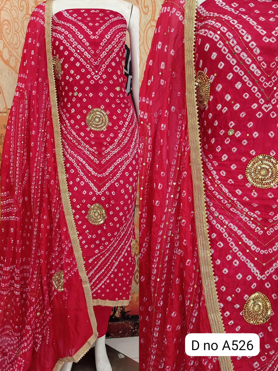 Jaipuri silk dress material