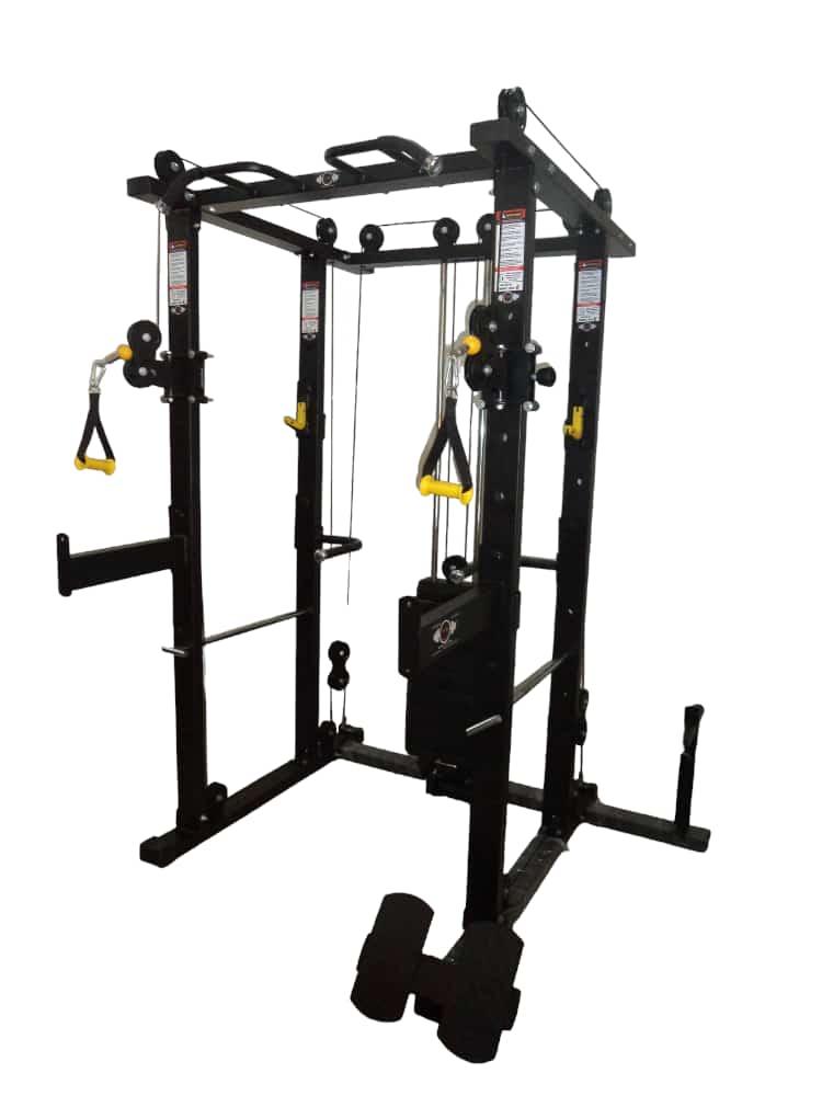 Functional Trainer with Power Rack Model Jumbo 80 kg pvc Weight Stack