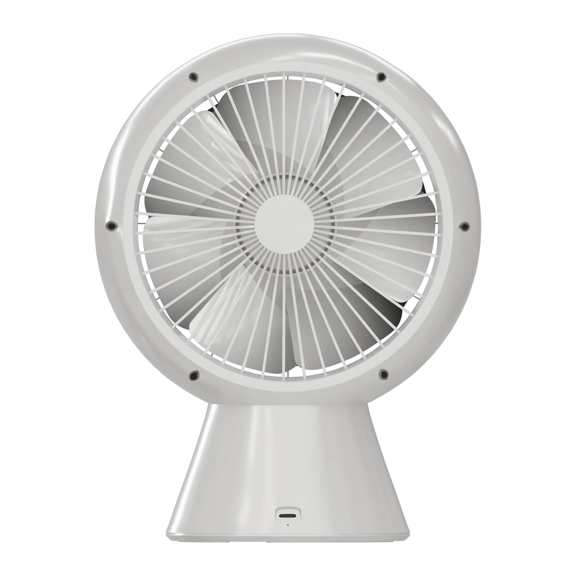 LA' FORTE Robo Cool 5W Mini Desk Fan | Rechargeable, Quiet, Auto-Rotation | 3 Speeds, 4000mAh Battery