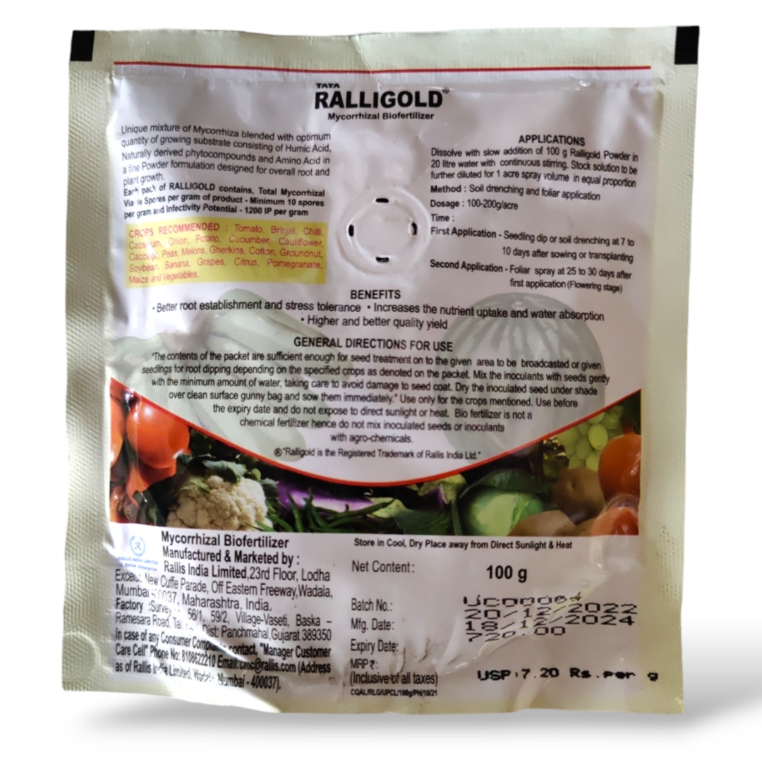 Tata Rallis Ralligold WP ( Mycorrhizal Bio Fertilizer )