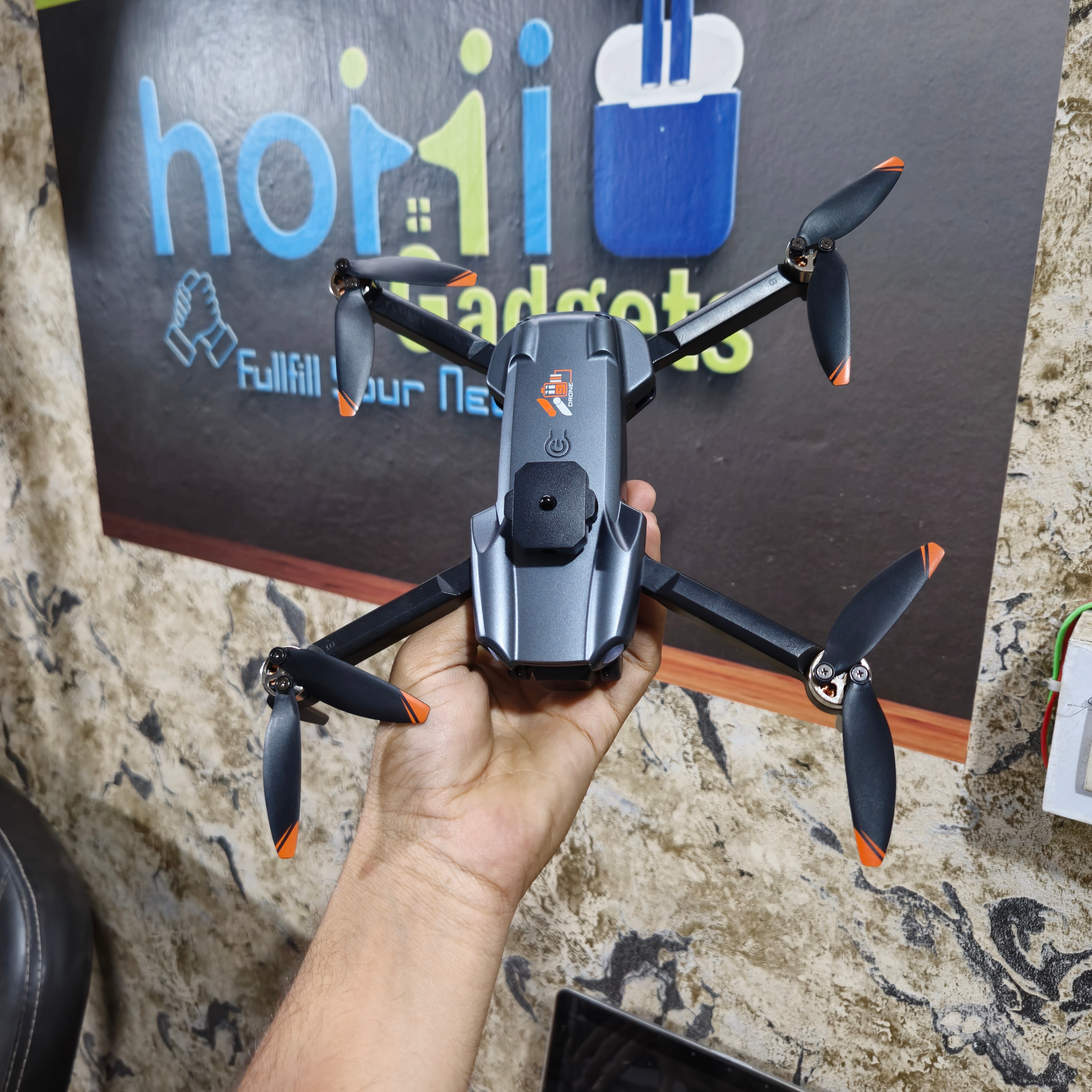 S119 Dual Camera Brushless Motor Aircraft Optical Flow Positioning Folding RC Drone