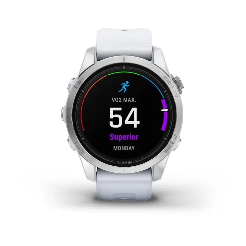 epix™ Pro (Gen 2) – Standard Edition | 42 mm Silver with Whitestone Band