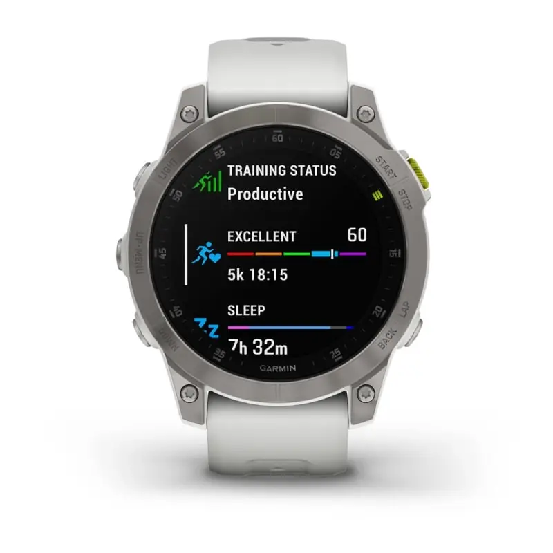 epix™ (Gen 2) - Sapphire Edition | 47 mm Titanium with White Band